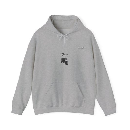 @HR125.710 Custom Hoodie — Vogue Bike Design with Rider Graphic