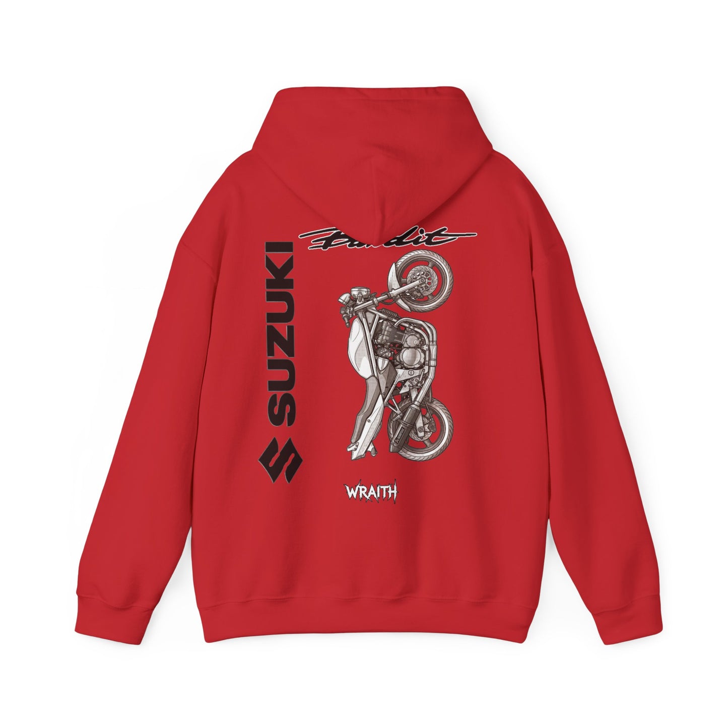 Suzuki Bandit 600 MK 2 Pinup Hoodie | Vintage Bike Illustration, Suzuki Logo