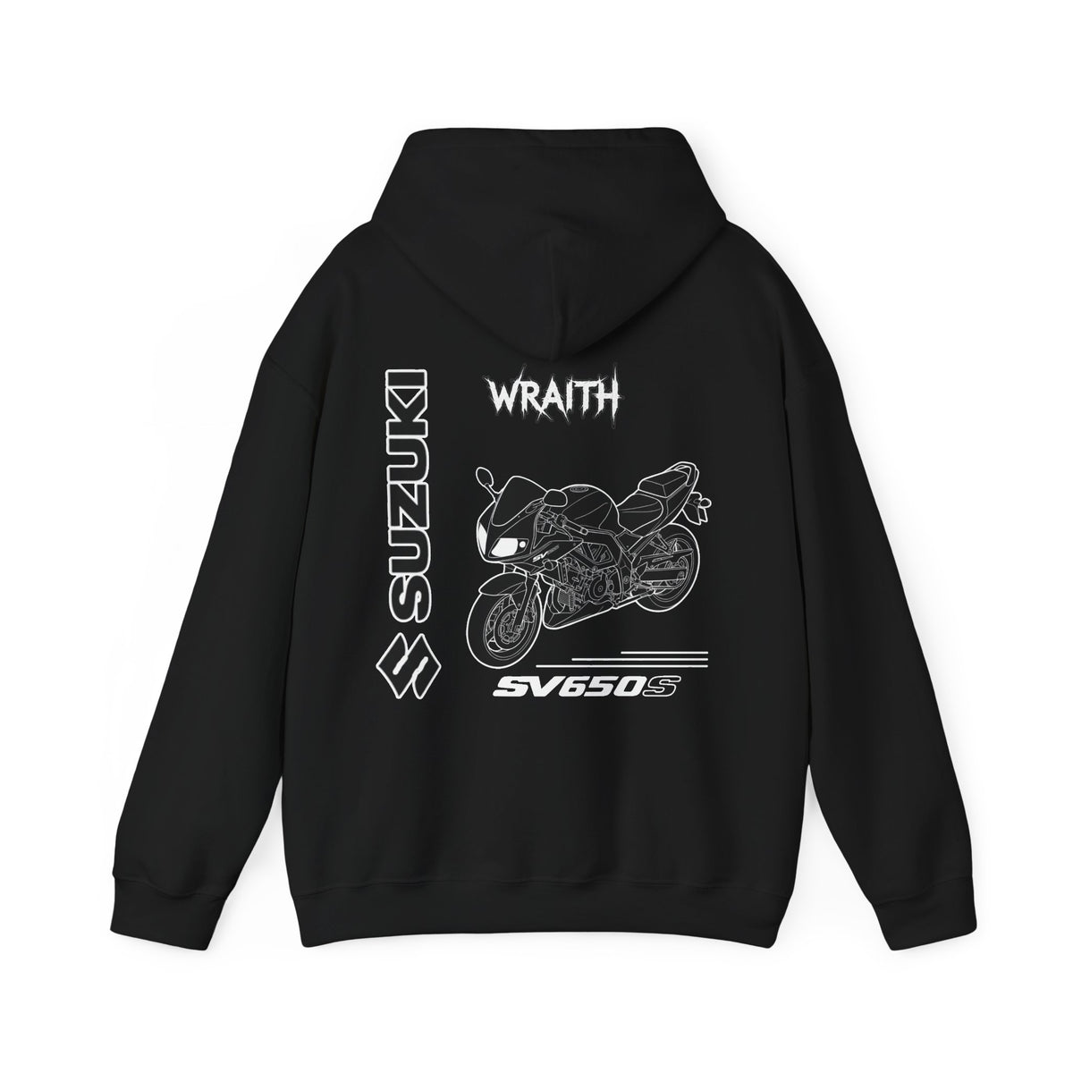 Suzuki Wraith SV650s  Motorcycle Hoodie — Vintage Sportbike Pullover