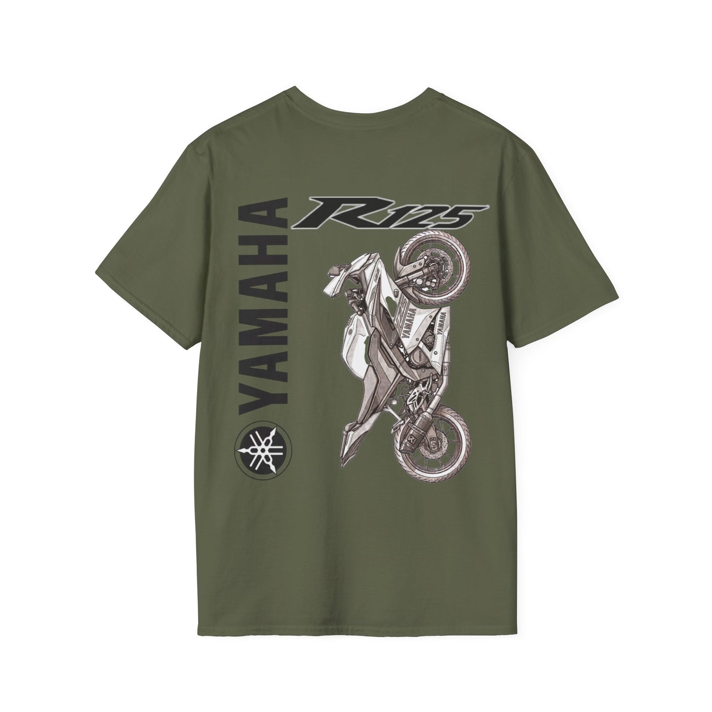 Yamaha R125 Motorcycle T-Shirt | Sportbike Logo Tee