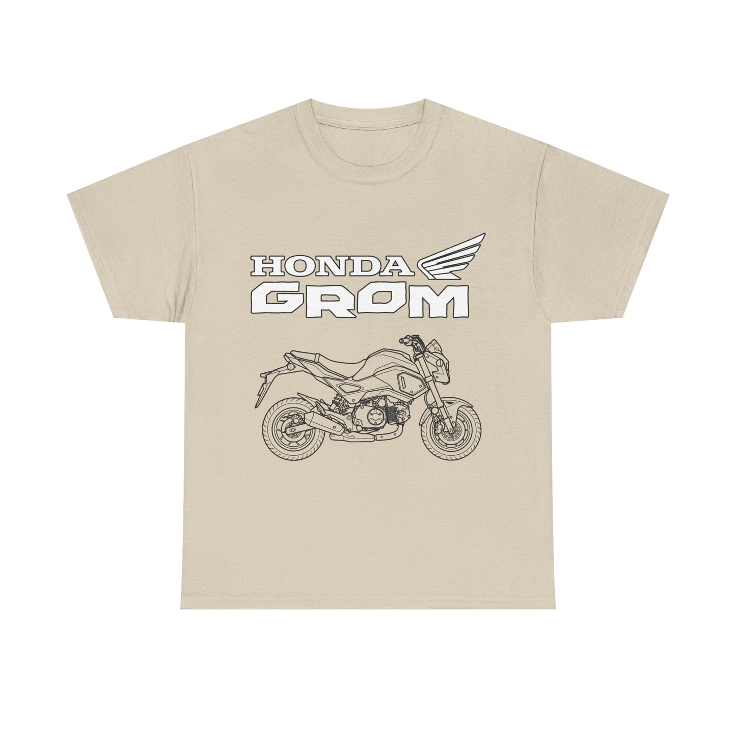 Honda Grom Motorcycle Tee | Grom Bike Illustration