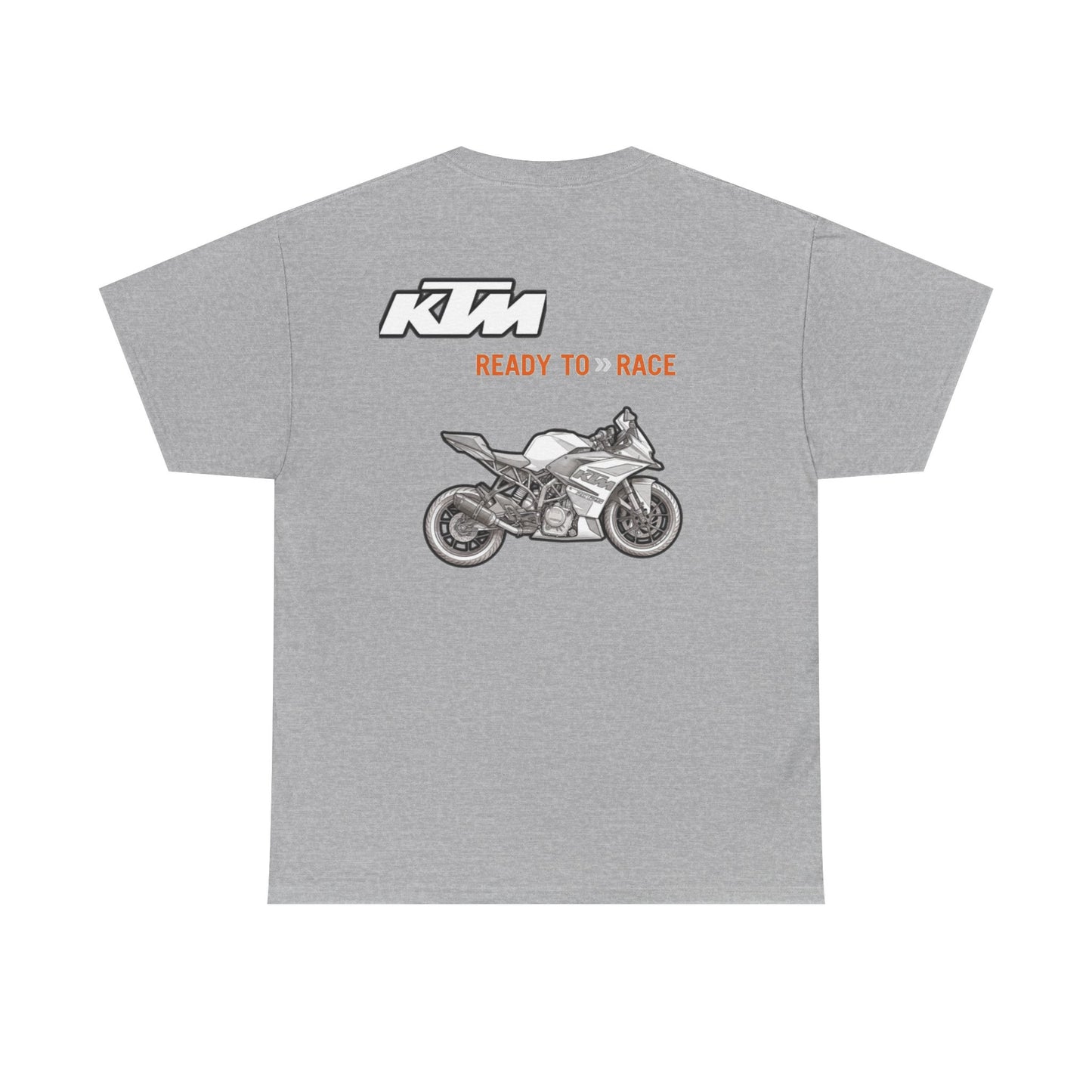 KTM RC125 Ready to Race Motorcycle Tee | Sportbike Illustration