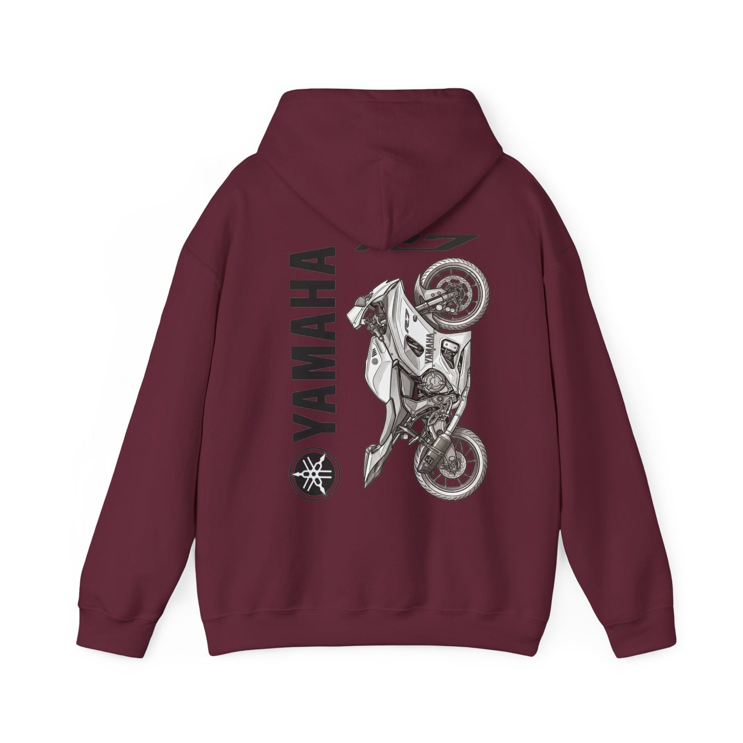 Yamaha R7 sportbike Hoodie | Yamaha logo motorcycle sweatshirt