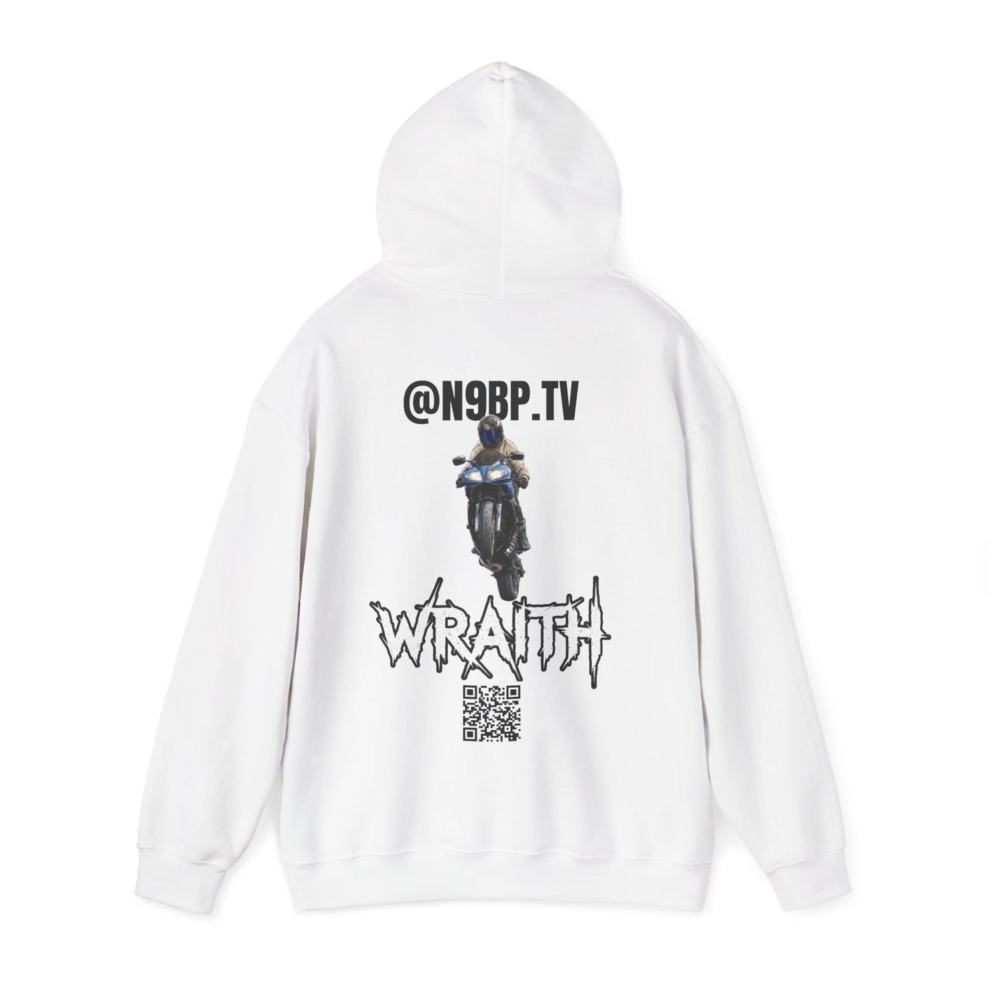 @N9BP.TV X Wraith Motorcycle Hoodie – Rider Graphic Pullover
