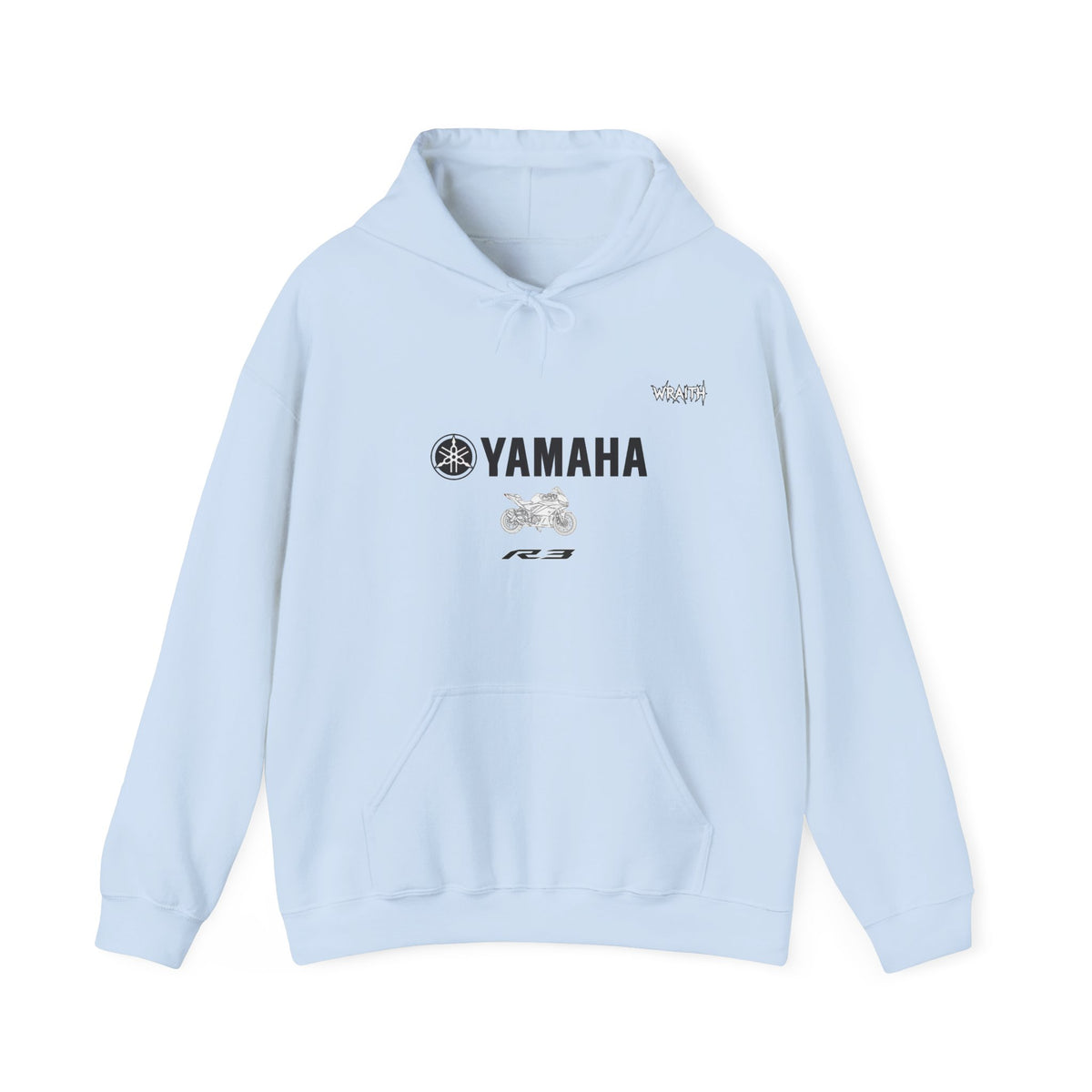 Yamaha R3 Motorcycle Hoodie — Graphic Rider Sweatshirt