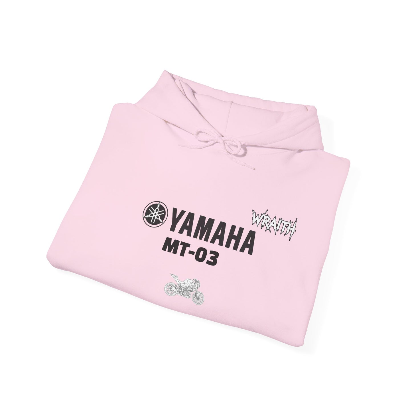 Yamaha MT-03 Motorcycle Graphic Hoodie - Rider Stunt Logo Pullover