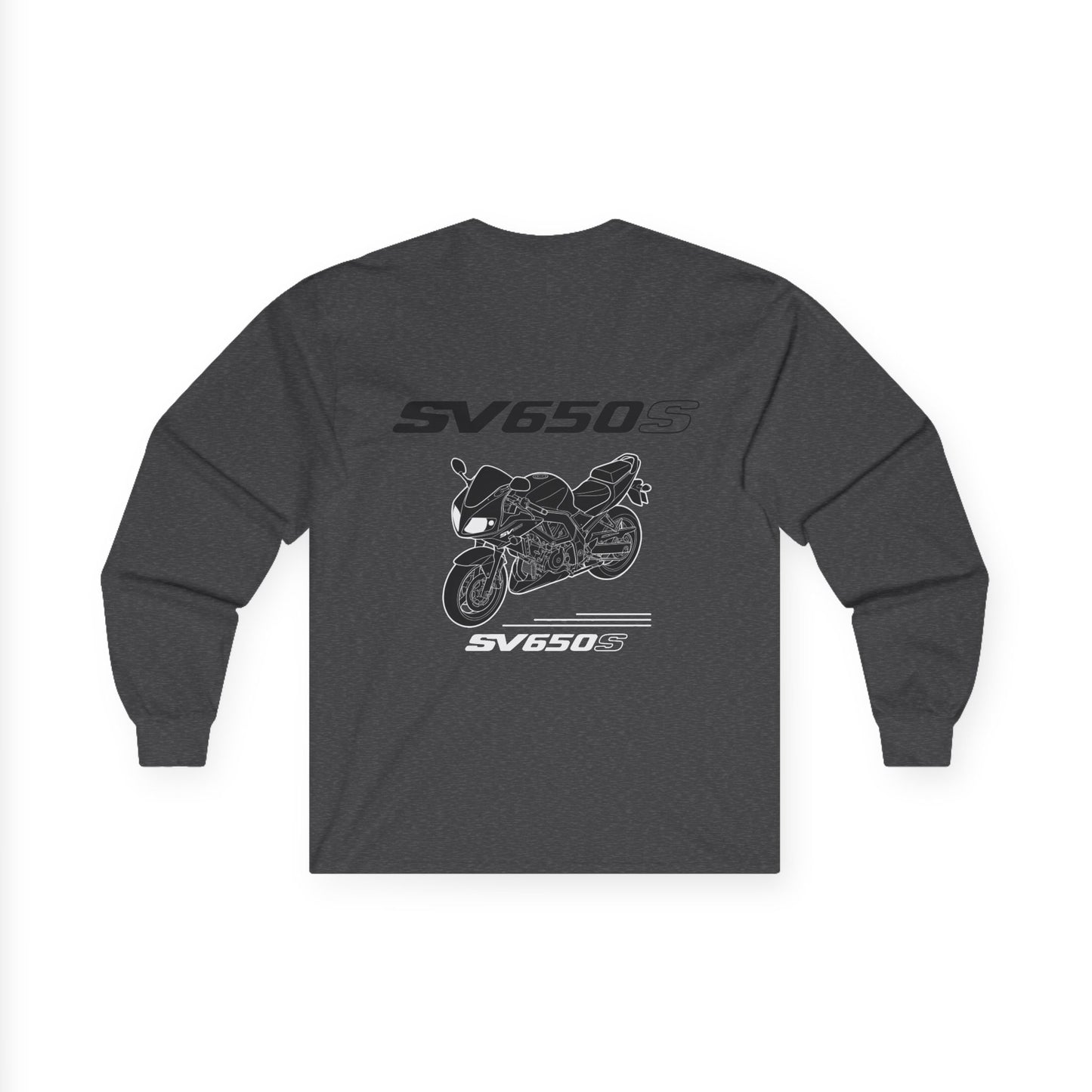 SV650S Motorcycle Illustration Long Sleeve Tee | Sportbike SV 650 S Shirt