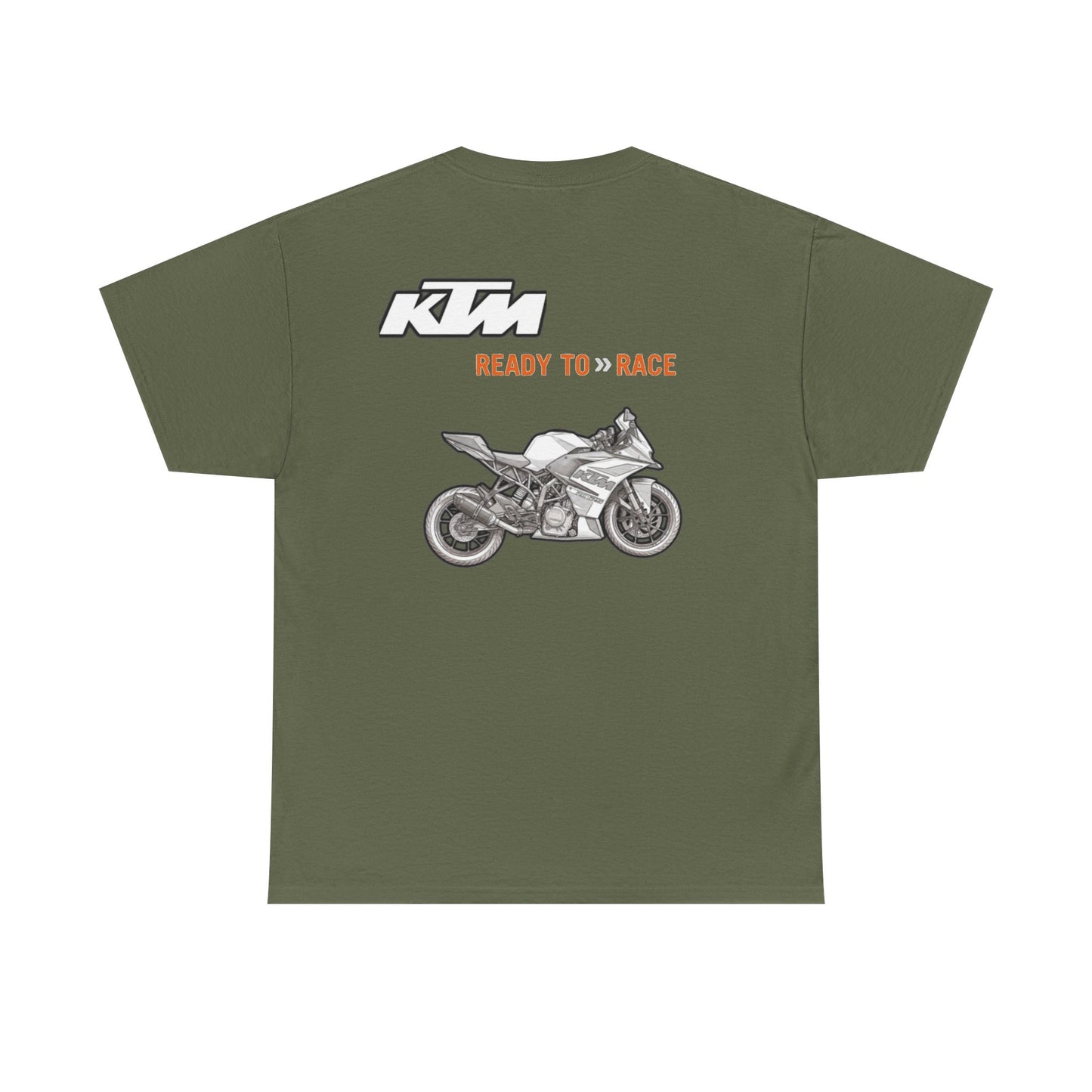 KTM RC125 Ready to Race Motorcycle Tee | Sportbike Illustration