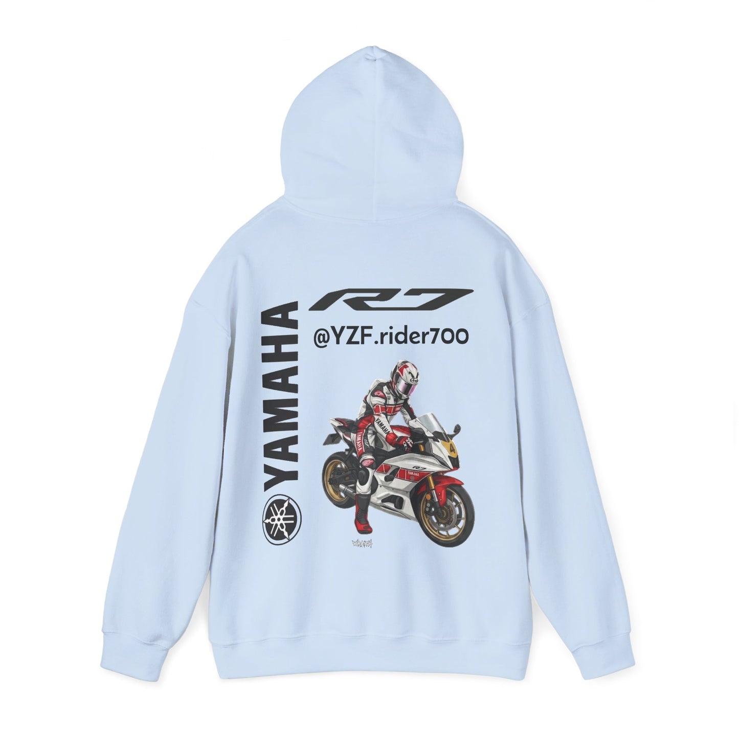 @yzf.rider700 Yamaha R7 Motorcycle Hoodie