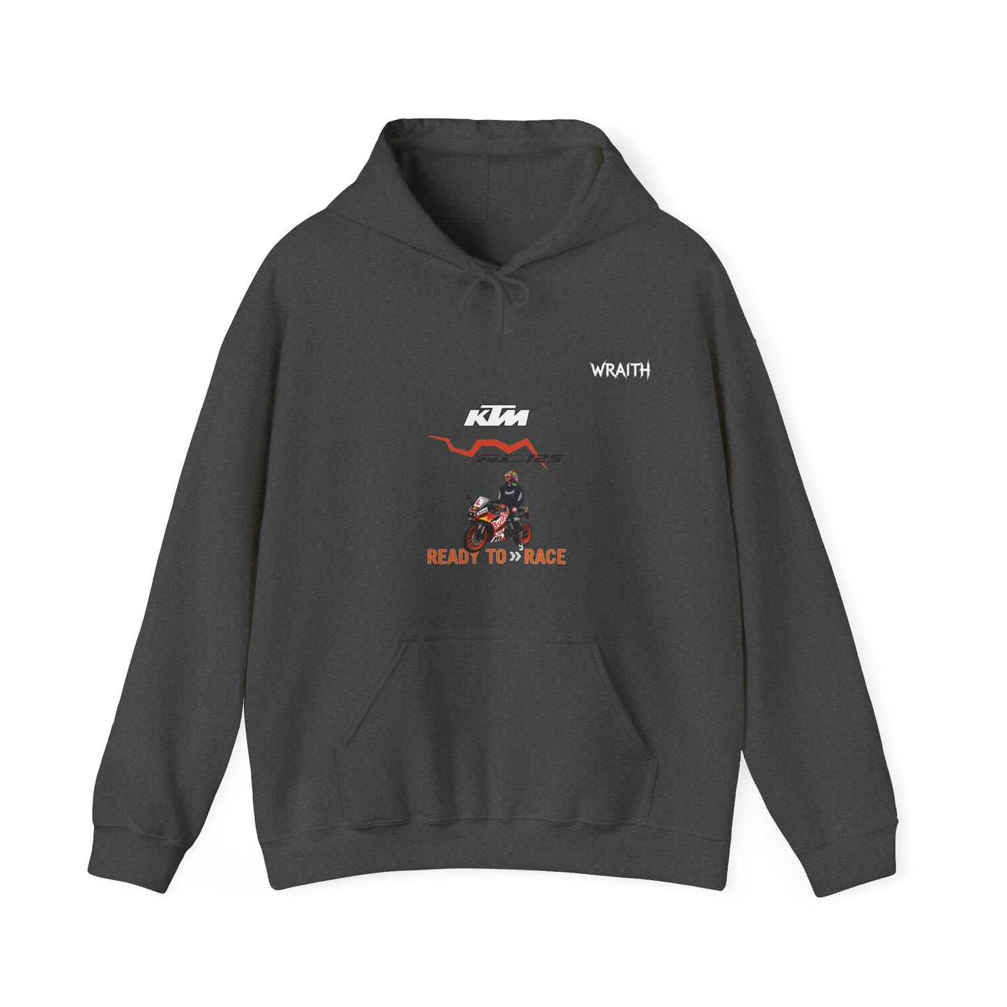@RLCMBERT RC 125Ready to Race Motorcycle Hoodie | Racing Bike Graphic Pullover