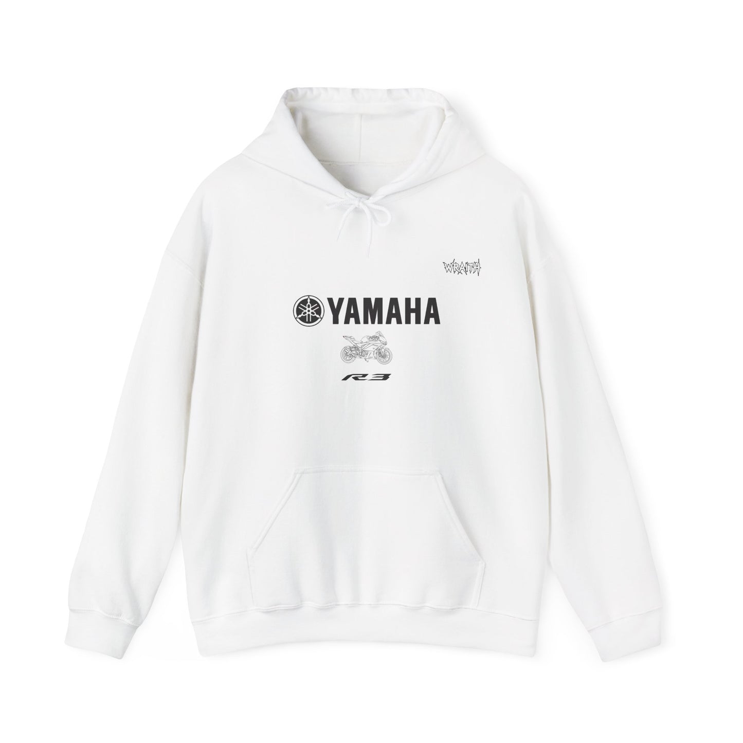 Yamaha R3 Motorcycle Hoodie — Graphic Rider Sweatshirt
