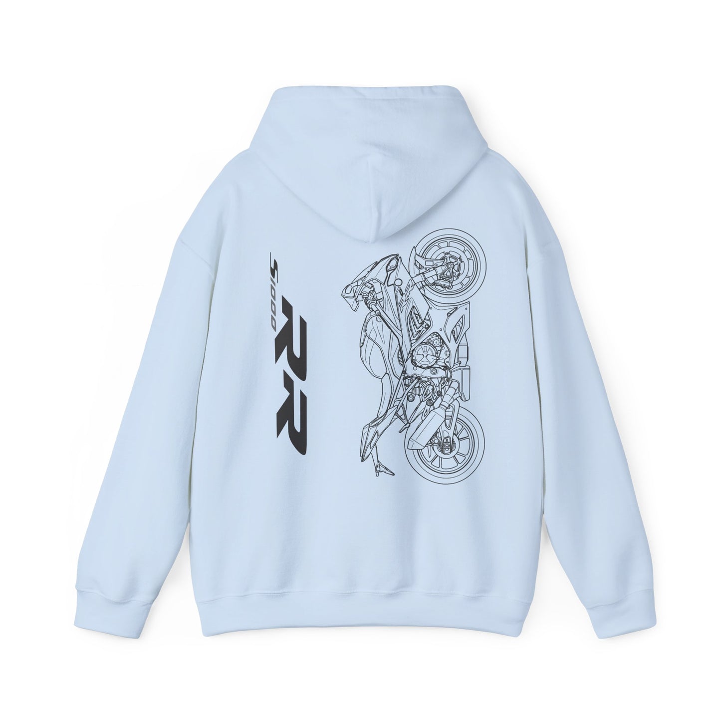 BMW S1000RR Motorcycle Hoodie | Sportbike Line Art Sweatshirt