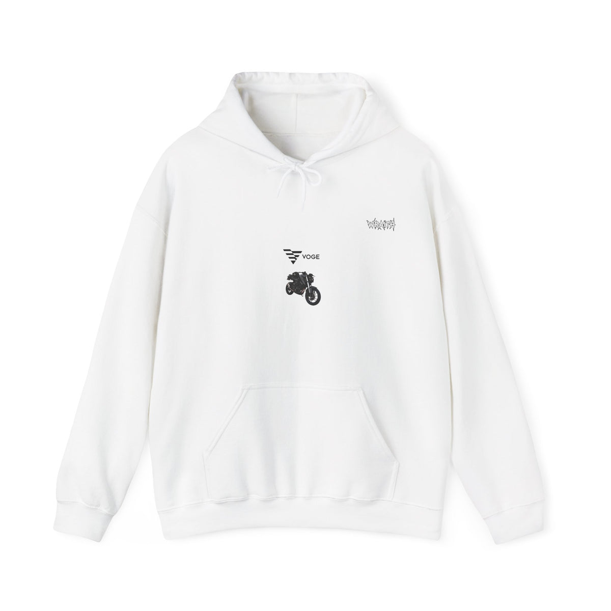 @HR125.710 Custom Hoodie — Vogue Bike Design with Rider Graphic