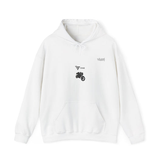 @HR125.710 Custom Hoodie — Vogue Bike Design with Rider Graphic