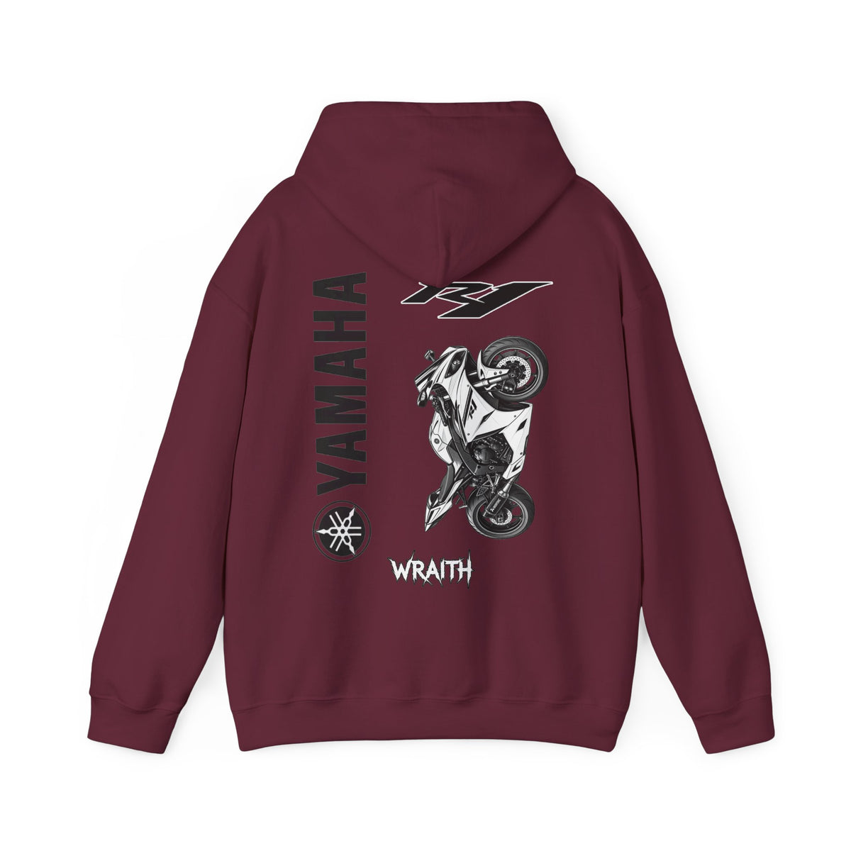 Yamaha R1 Big Bang Graphic Hoodie —  Motorcycle Pullover