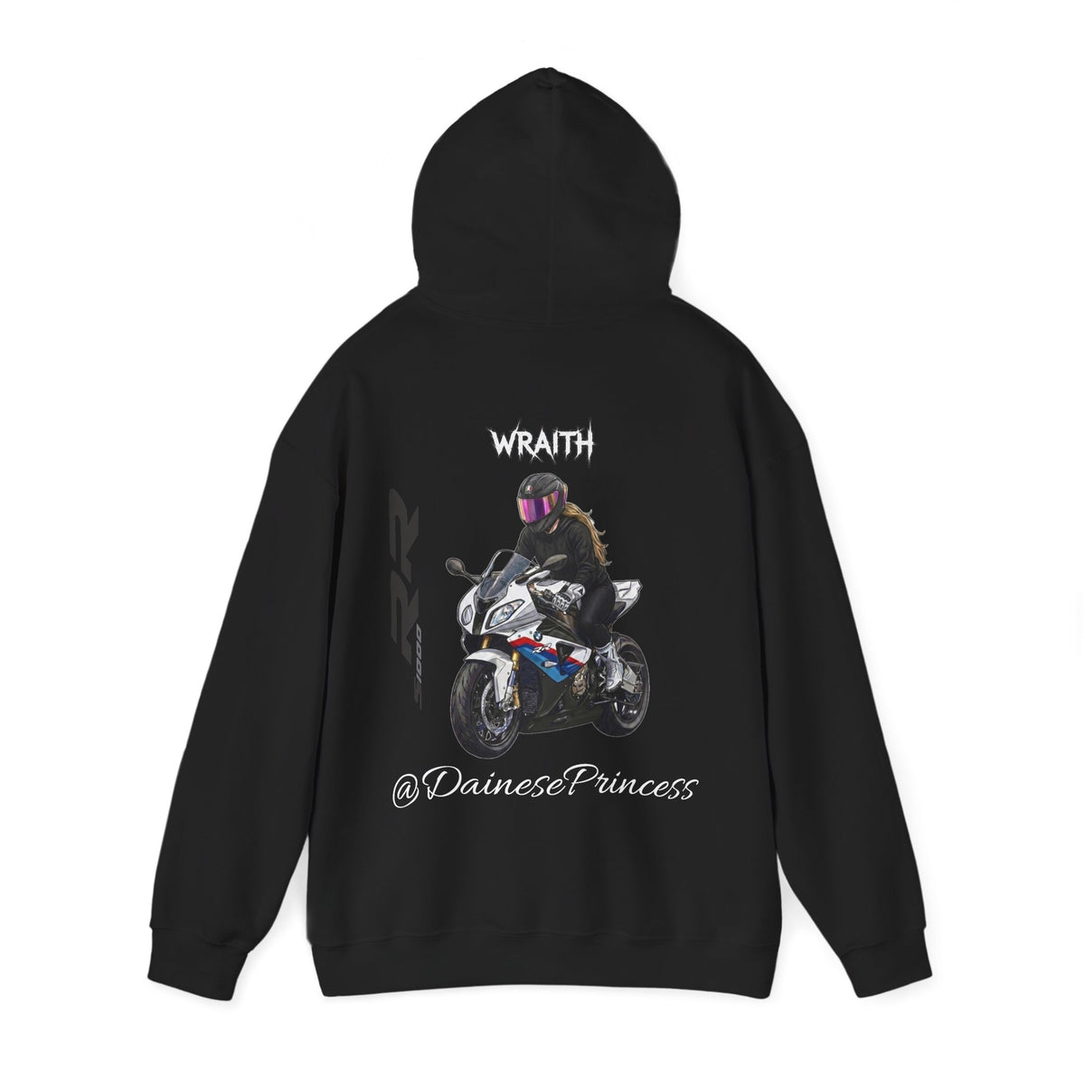 @ 𝔇𝔞𝔦𝔫𝔢𝔰𝔢𝔓𝔯𝔦𝔫𝔠𝔢𝔰𝔰  Custom BMW S1000RR   Motorcycle Hoodie — Rider Graphic Hoodie with 'BMW S1000 R'