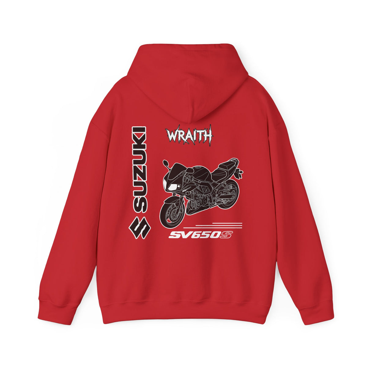 Suzuki Wraith SV650s  Motorcycle Hoodie — Vintage Sportbike Pullover