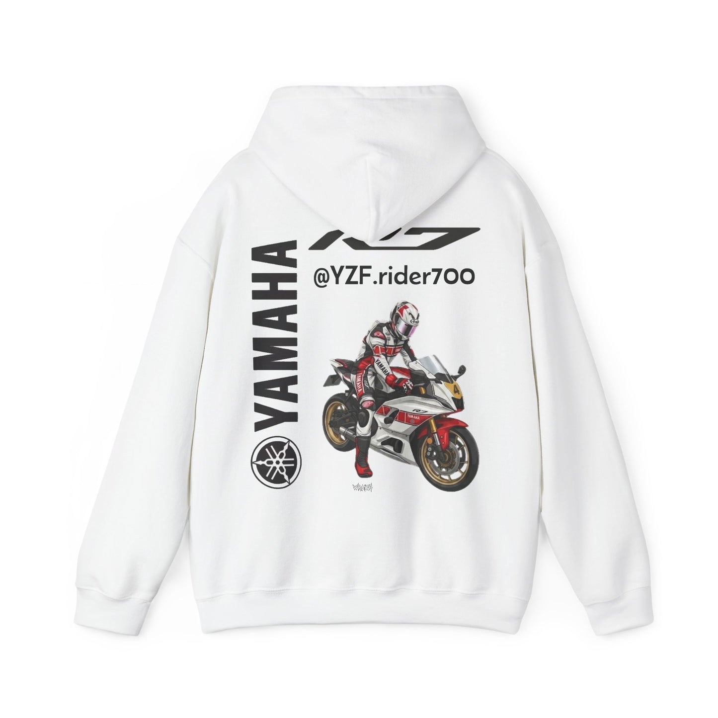 @yzf.rider700 Yamaha R7 Motorcycle Hoodie