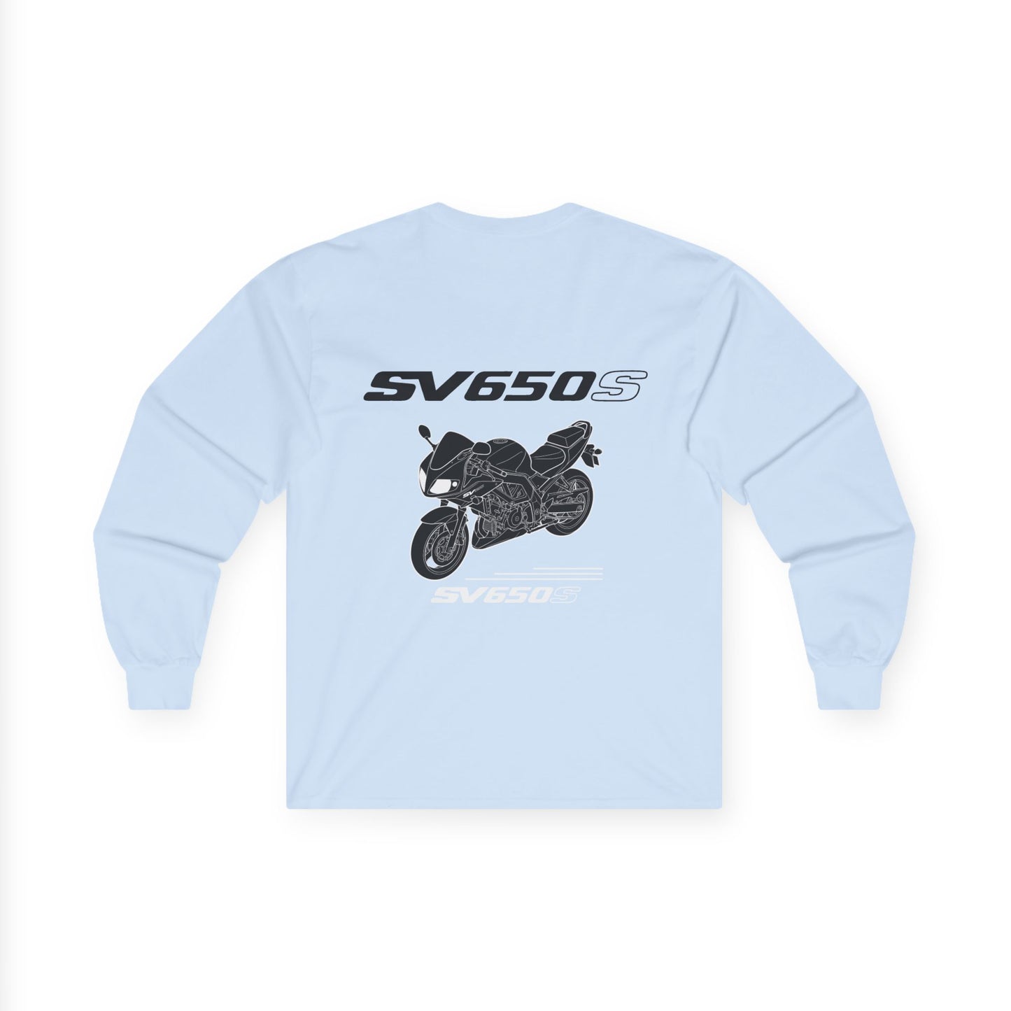 SV650S Motorcycle Illustration Long Sleeve Tee | Sportbike SV 650 S Shirt