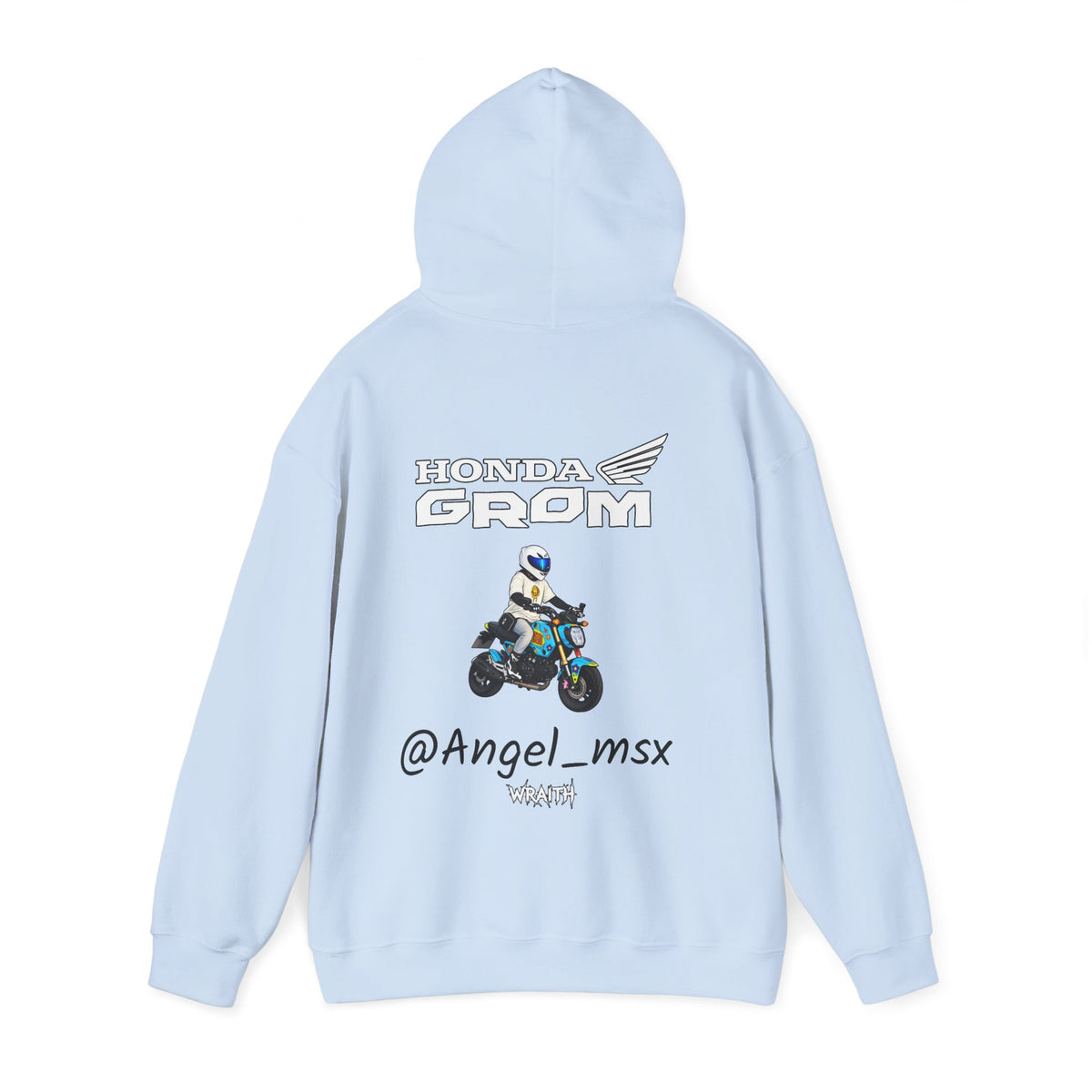 Honda Grom Hoodie — @Angel_msx Motorcycle Graphic Pullover