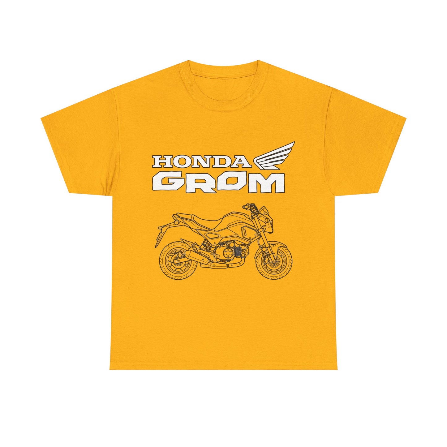 Honda Grom Motorcycle Tee | Grom Bike Illustration