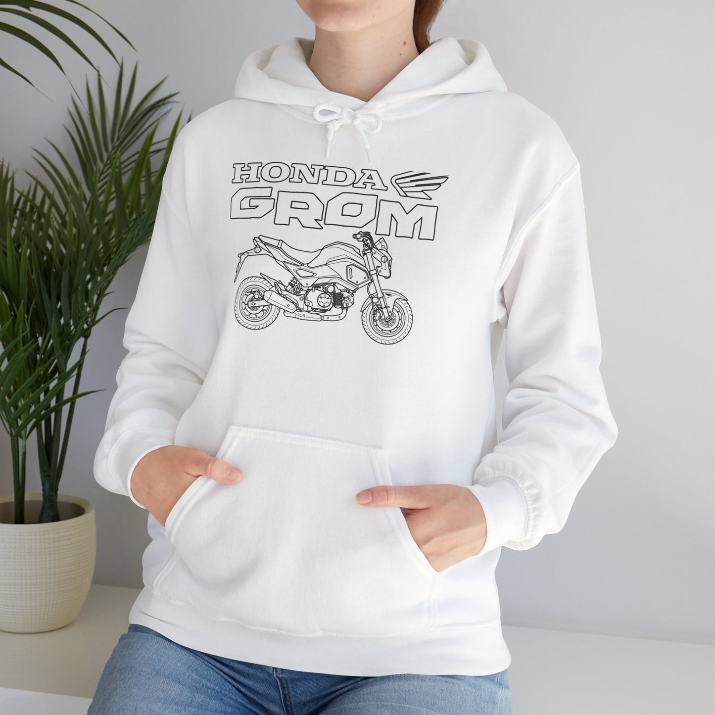 Honda Grom Motorcycle Hoodie | Grom Bike Graphic Sweatshirt