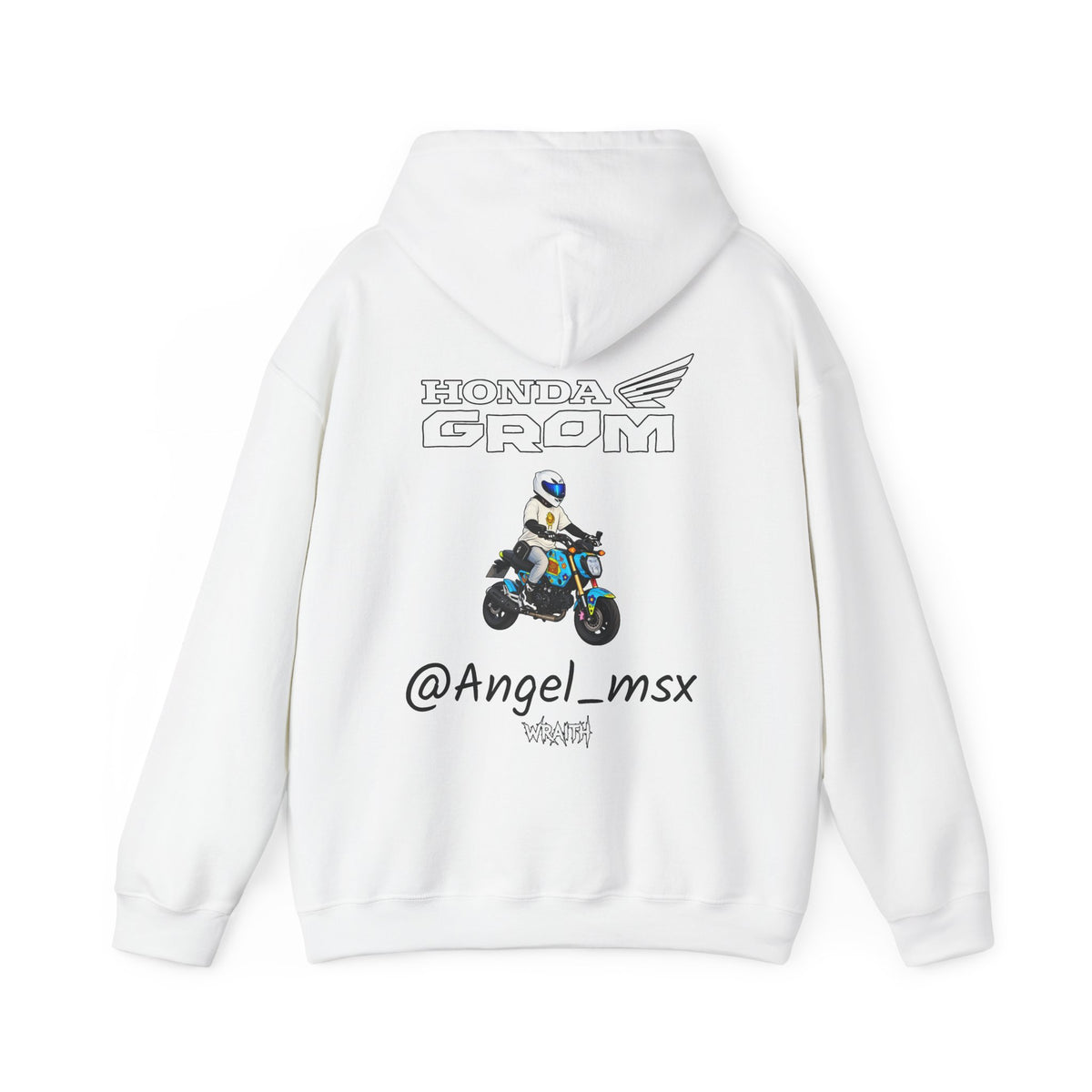 Honda Grom Hoodie — @Angel_msx Motorcycle Graphic Pullover