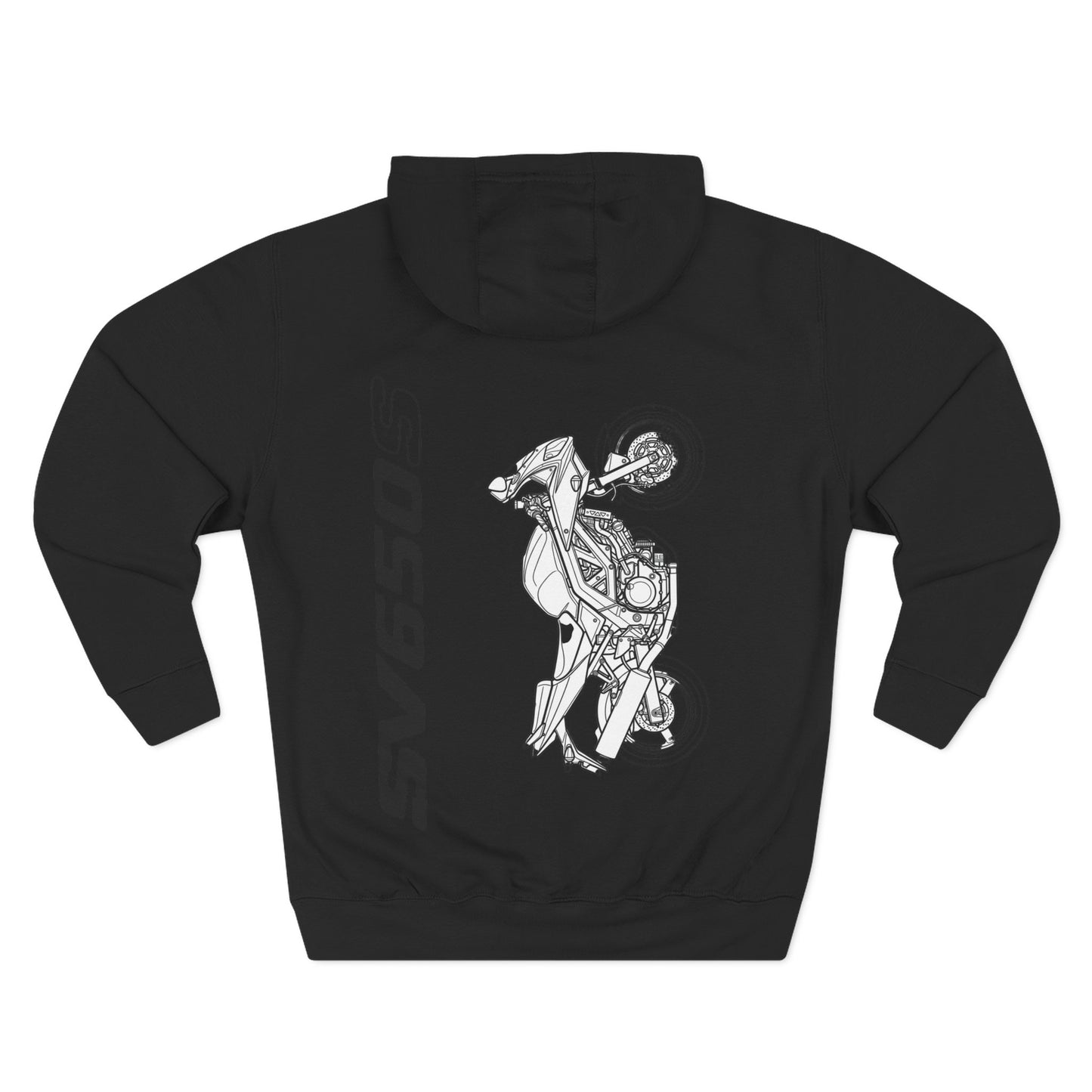SV650S Motorcycle Hoodie | SV650 sportbike graphic sweatshirt