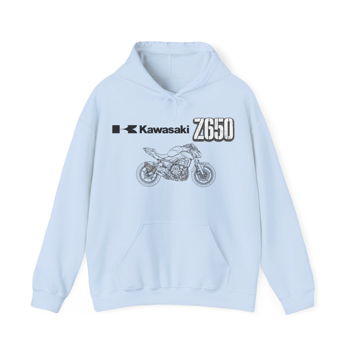 Kawasaki Z650 Motorcycle Hoodie | Z650 Bike Graphic Sweatshirt