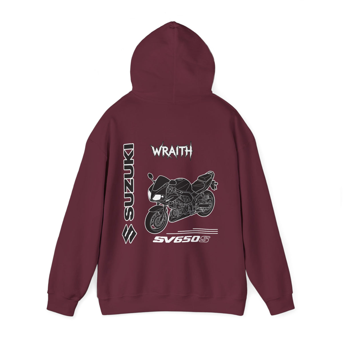 Suzuki Wraith SV650s  Motorcycle Hoodie — Vintage Sportbike Pullover