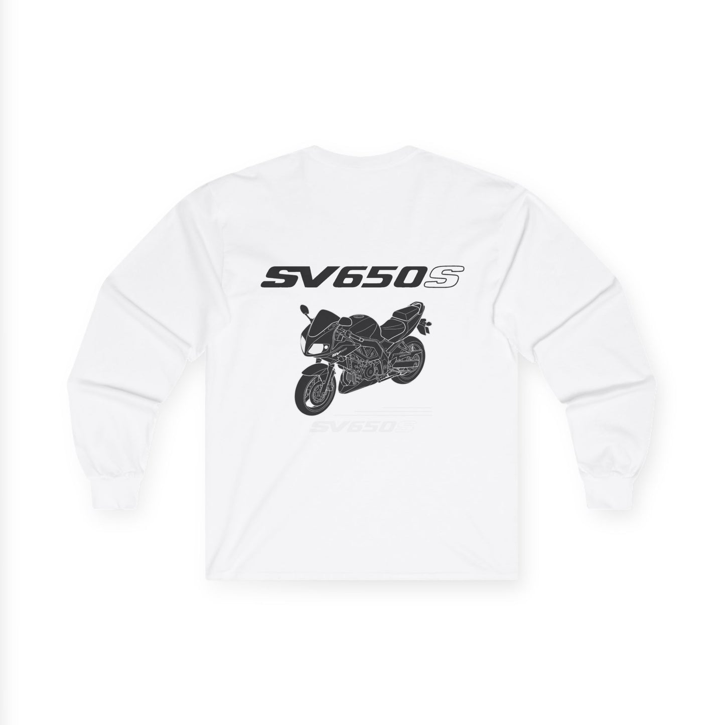 SV650S Motorcycle Illustration Long Sleeve Tee | Sportbike SV 650 S Shirt