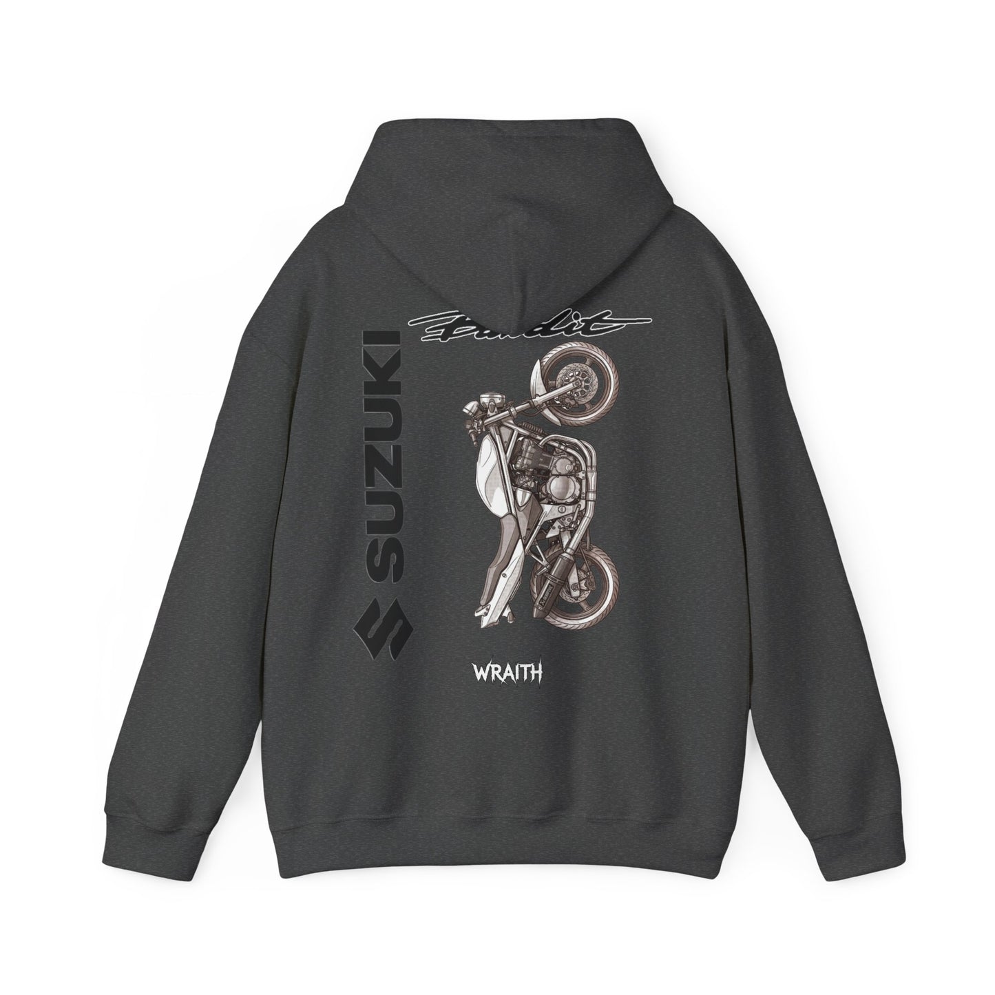 Suzuki Bandit 600 MK 2 Pinup Hoodie | Vintage Bike Illustration, Suzuki Logo