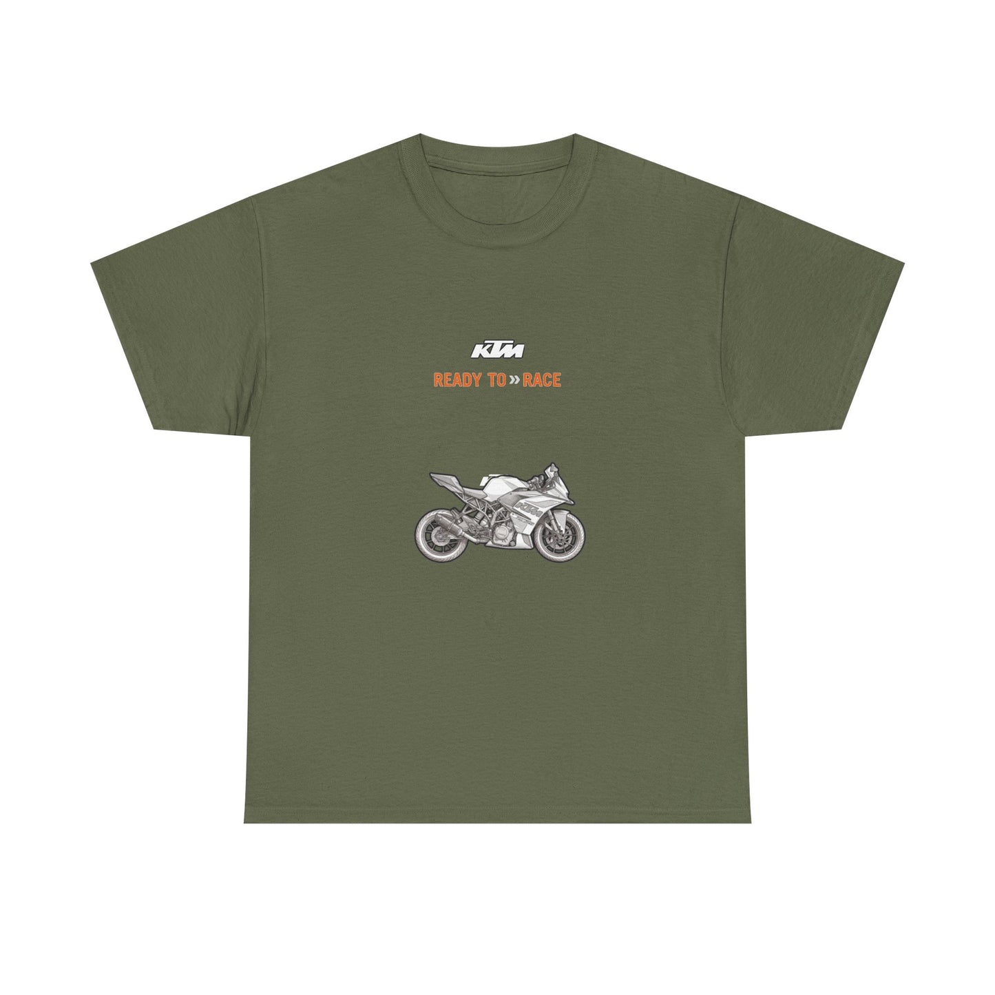 KTM RC125 Ready to Race Motorcycle Tee | Sportbike Illustration