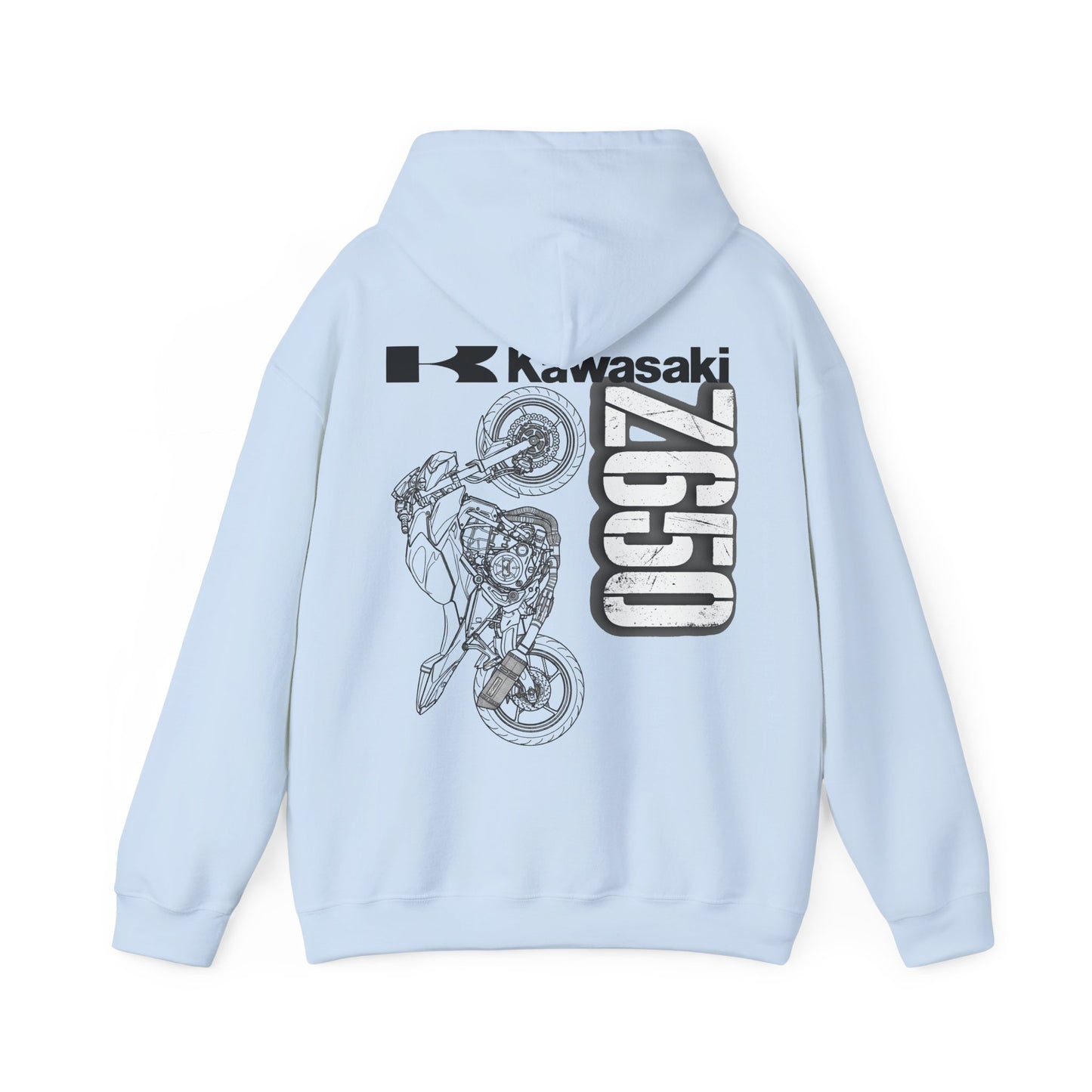 Kawasaki Z650 Motorcycle Hoodie | Z650 Bike Graphic Sweatshirt