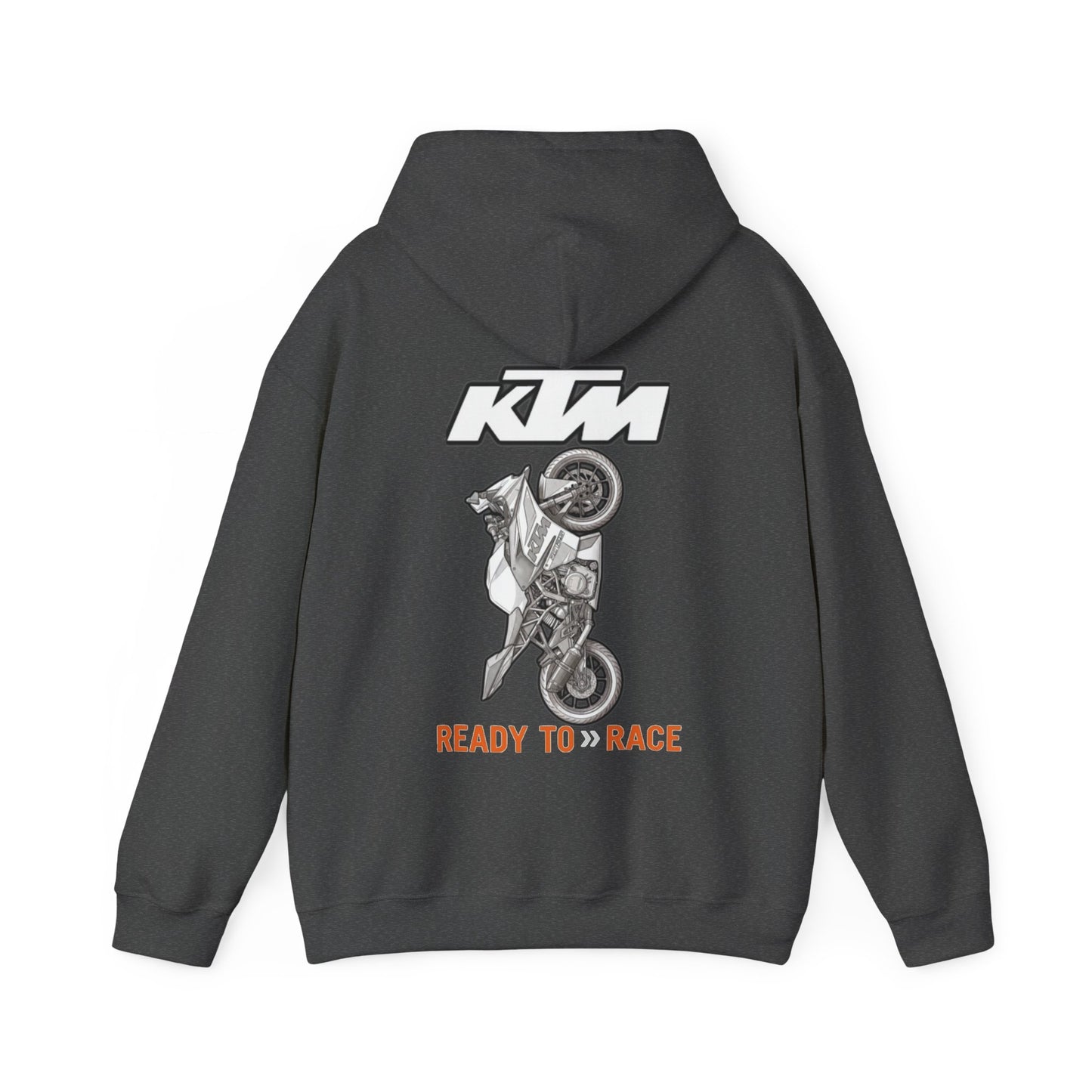 KTM RC 125Ready to Race Motorcycle Hoodie | Racing Bike Graphic Pullover