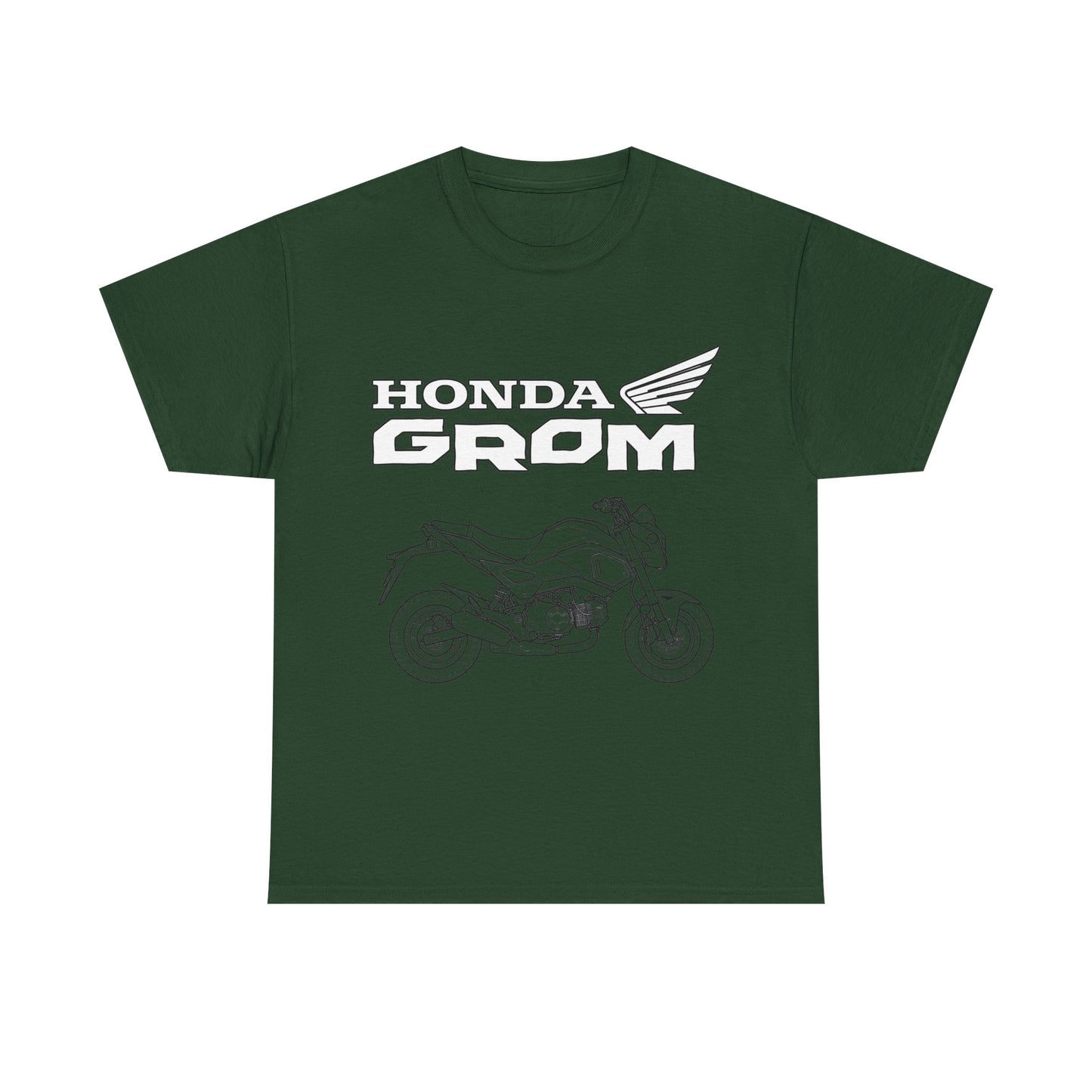Honda Grom Motorcycle Tee | Grom Bike Illustration