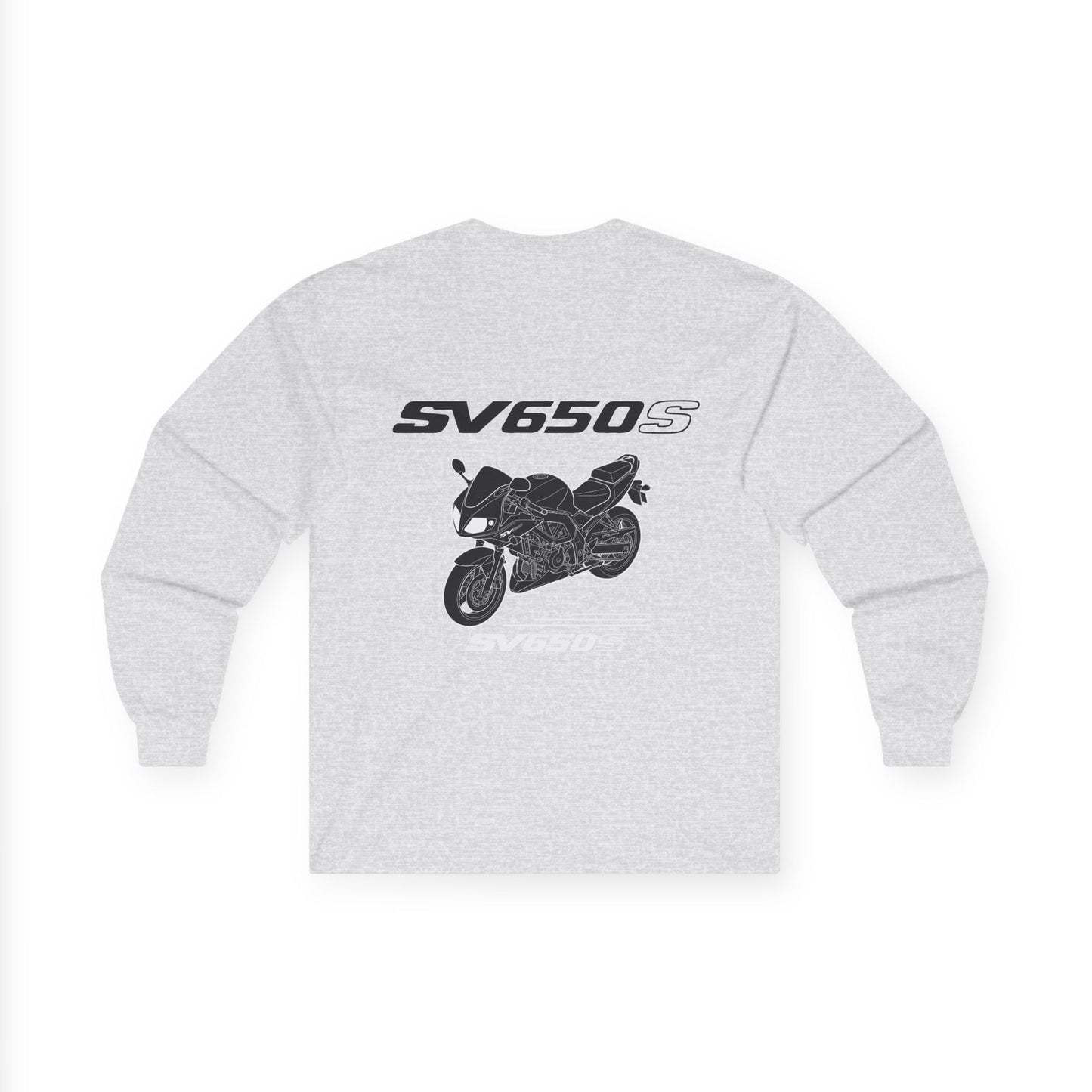 SV650S Motorcycle Illustration Long Sleeve Tee | Sportbike SV 650 S Shirt