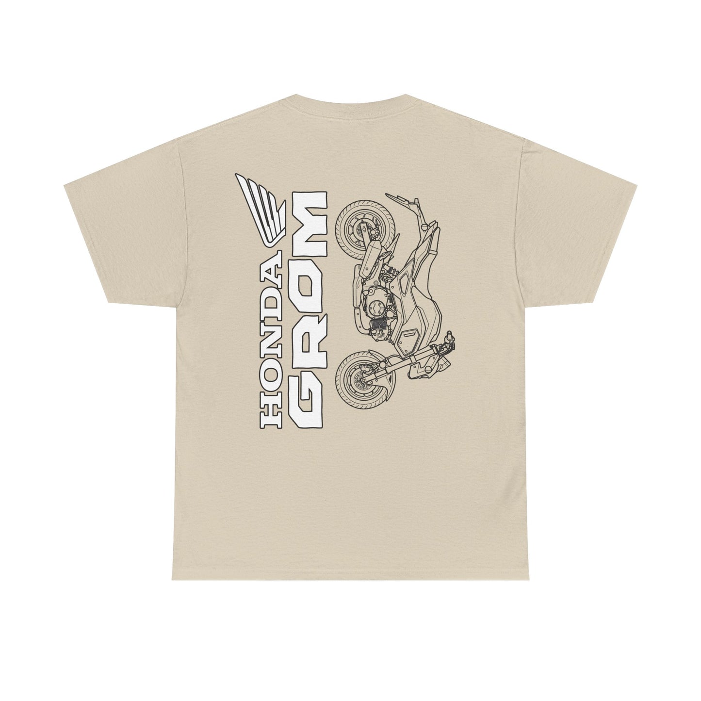 Honda Grom Motorcycle Tee | Grom Bike Illustration