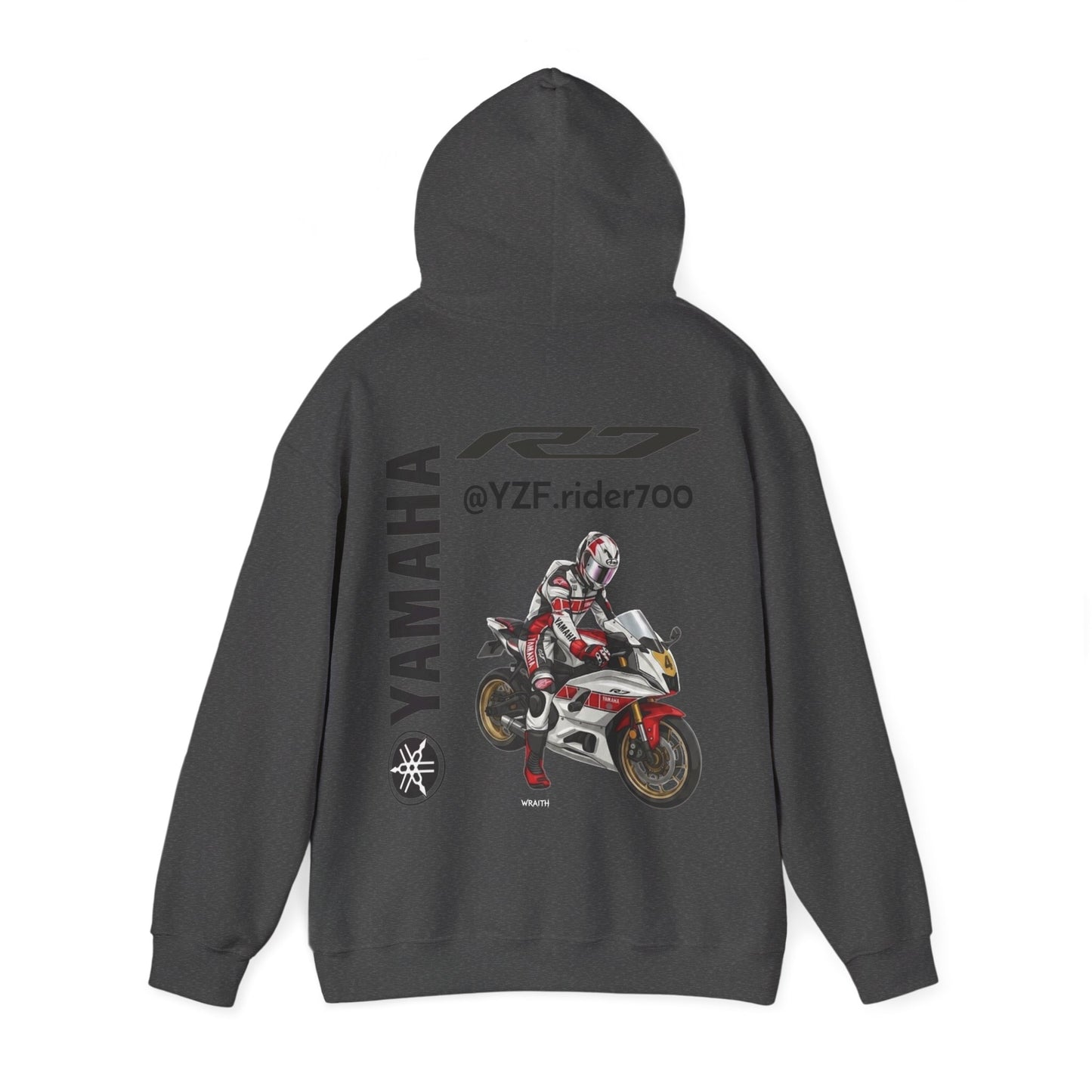 @yzf.rider700 Yamaha R7 Motorcycle Hoodie