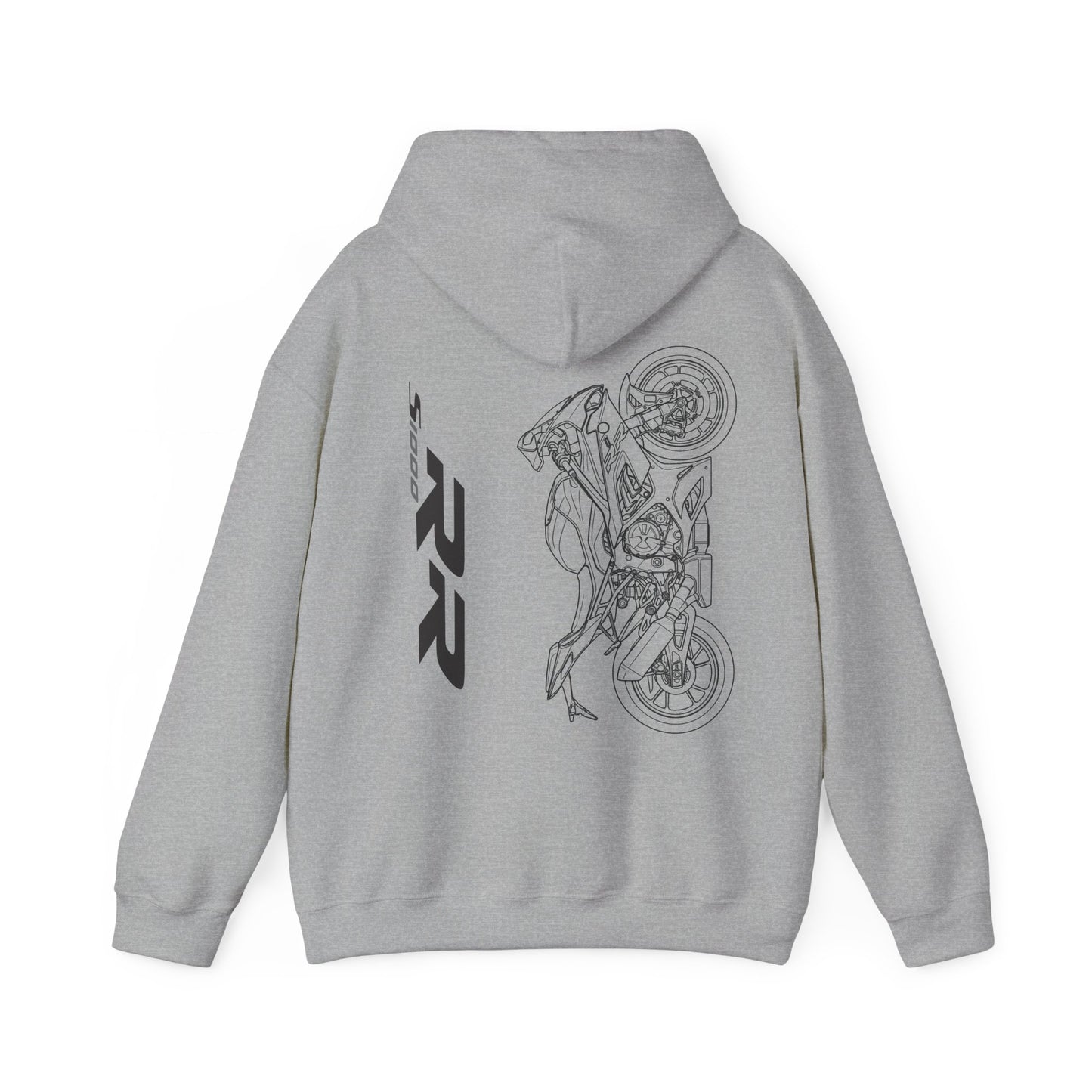BMW S1000RR Motorcycle Hoodie | Sportbike Line Art Sweatshirt