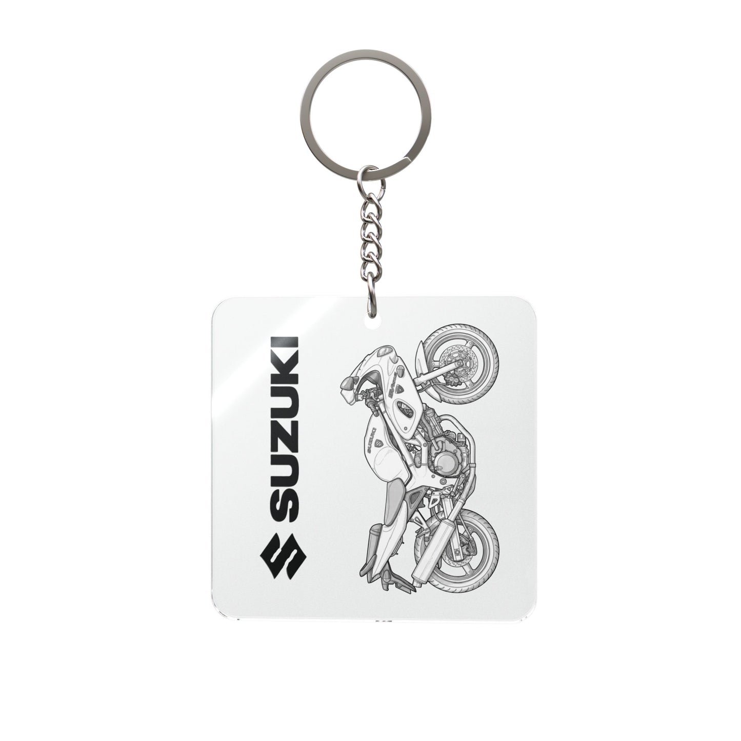 sv650s (curvy)Square Keychain
