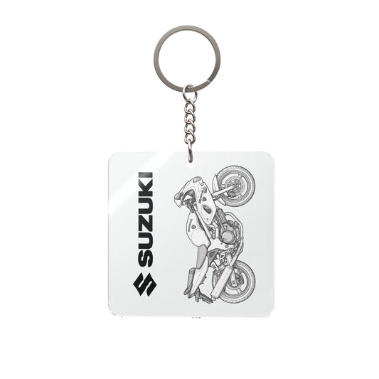 sv650s (curvy)Square Keychain