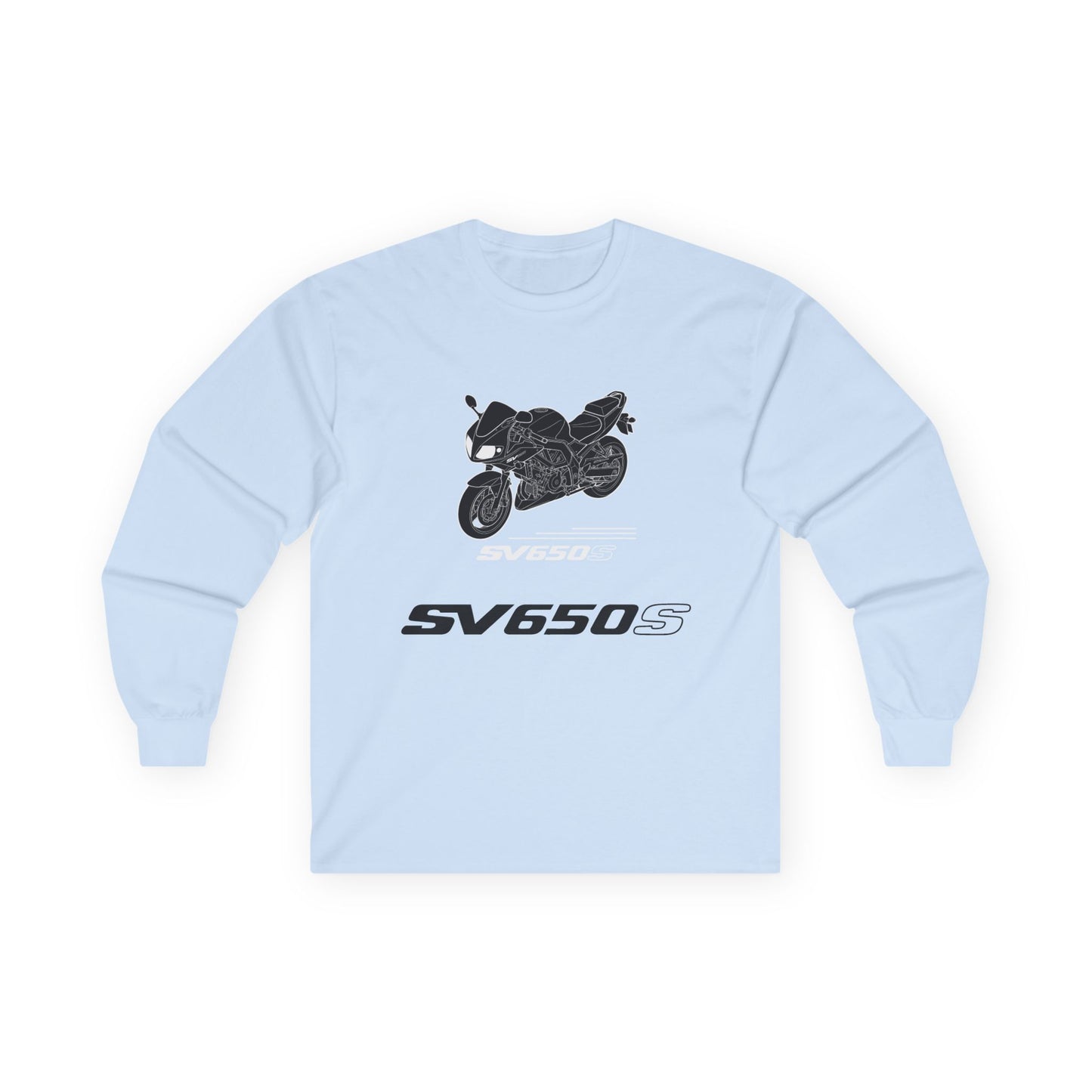 SV650S Motorcycle Illustration Long Sleeve Tee | Sportbike SV 650 S Shirt