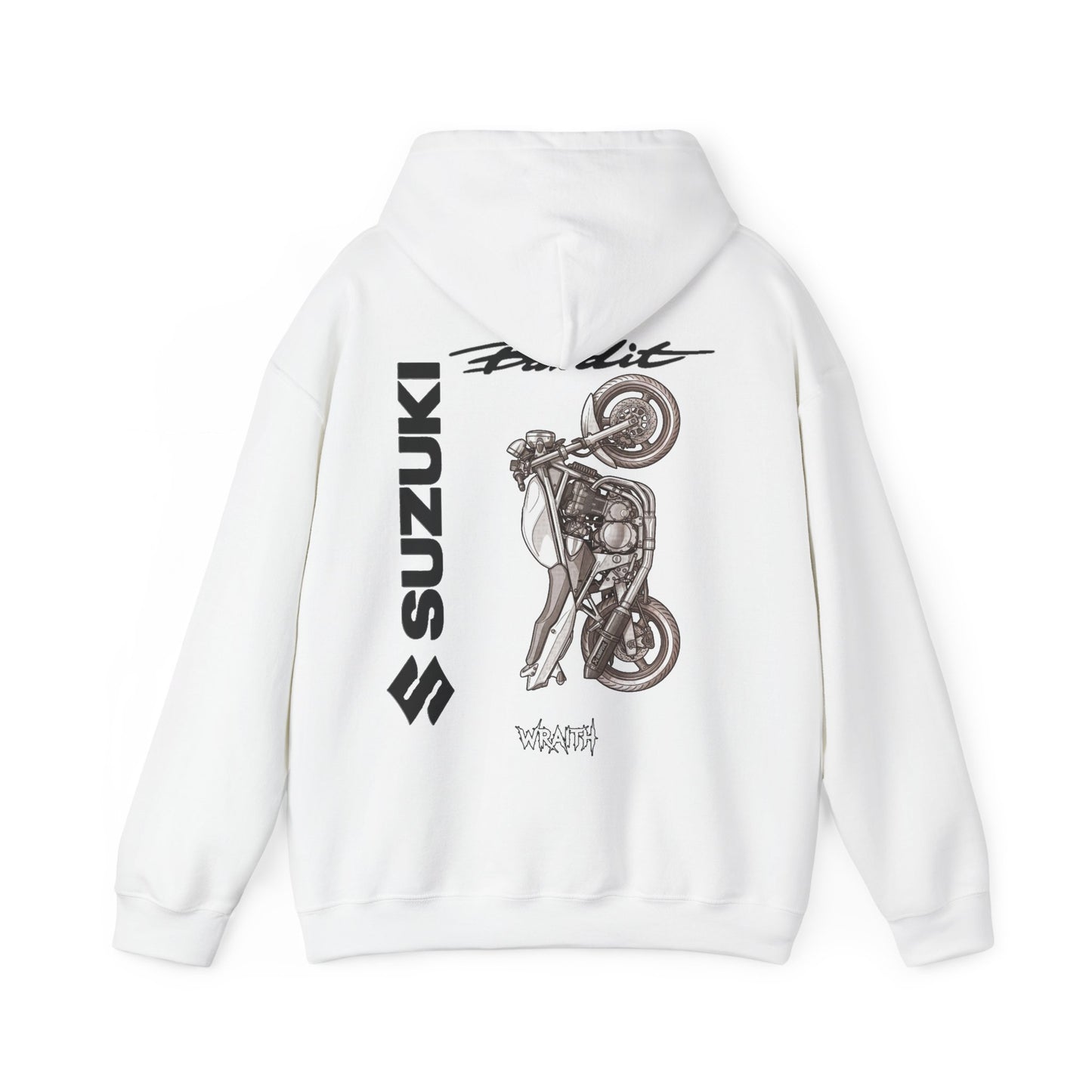 Suzuki Bandit 600 MK 2 Pinup Hoodie | Vintage Bike Illustration, Suzuki Logo