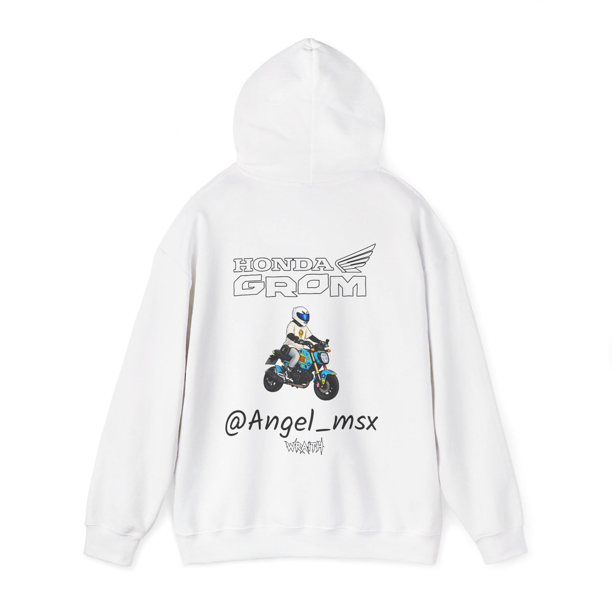 Honda Grom Hoodie — @Angel_msx Motorcycle Graphic Pullover