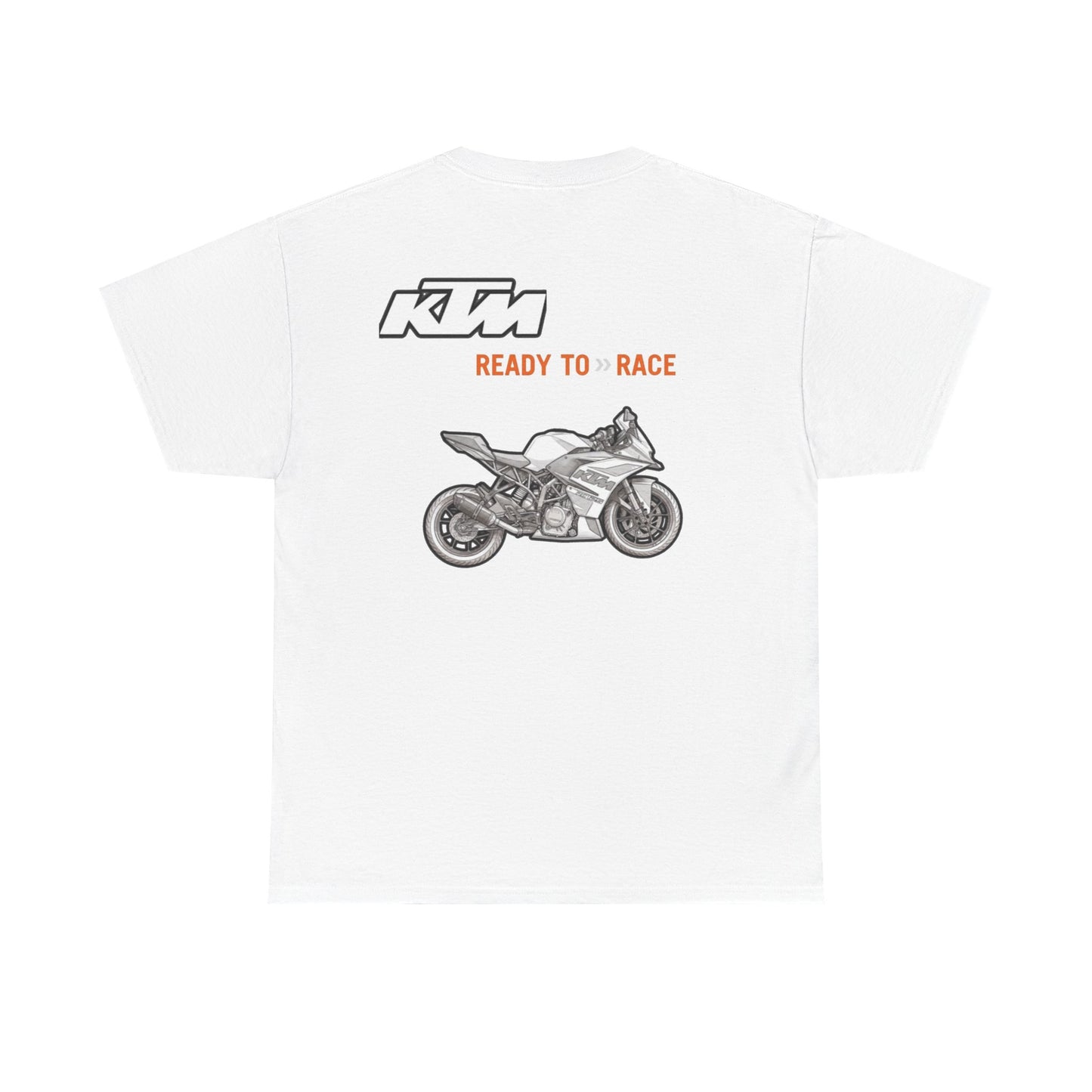 KTM RC125 Ready to Race Motorcycle Tee | Sportbike Illustration