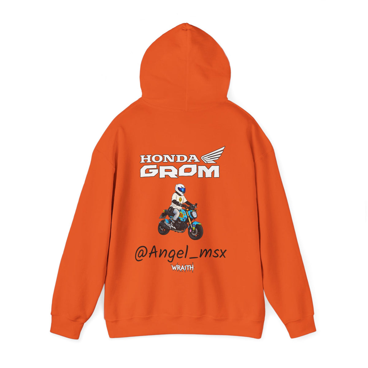 Honda Grom Hoodie — @Angel_msx Motorcycle Graphic Pullover