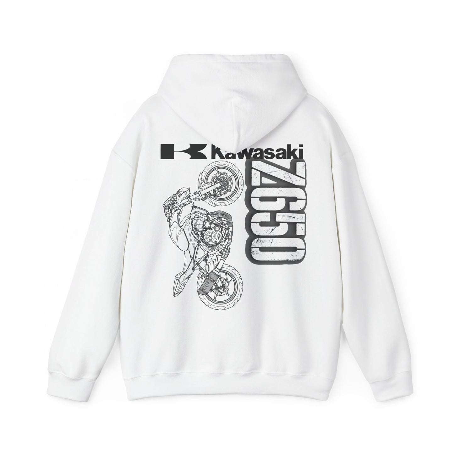 Kawasaki Z650 Motorcycle Hoodie | Z650 Bike Graphic Sweatshirt