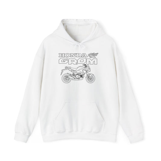 Honda Grom Motorcycle Hoodie | Grom Bike Graphic Sweatshirt