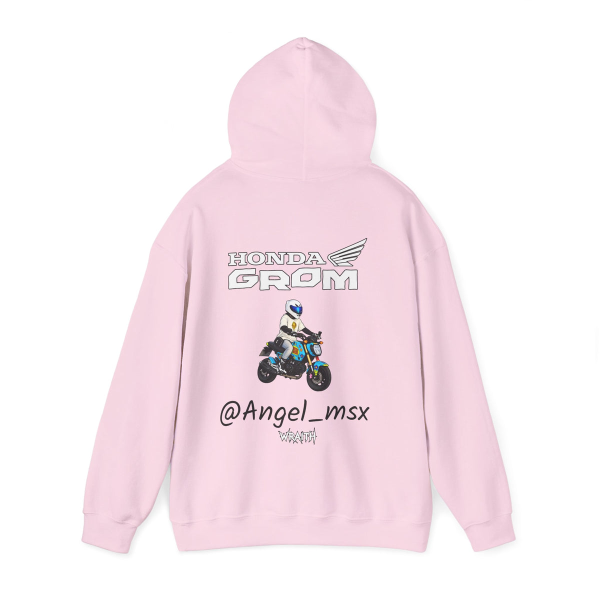 Honda Grom Hoodie — @Angel_msx Motorcycle Graphic Pullover